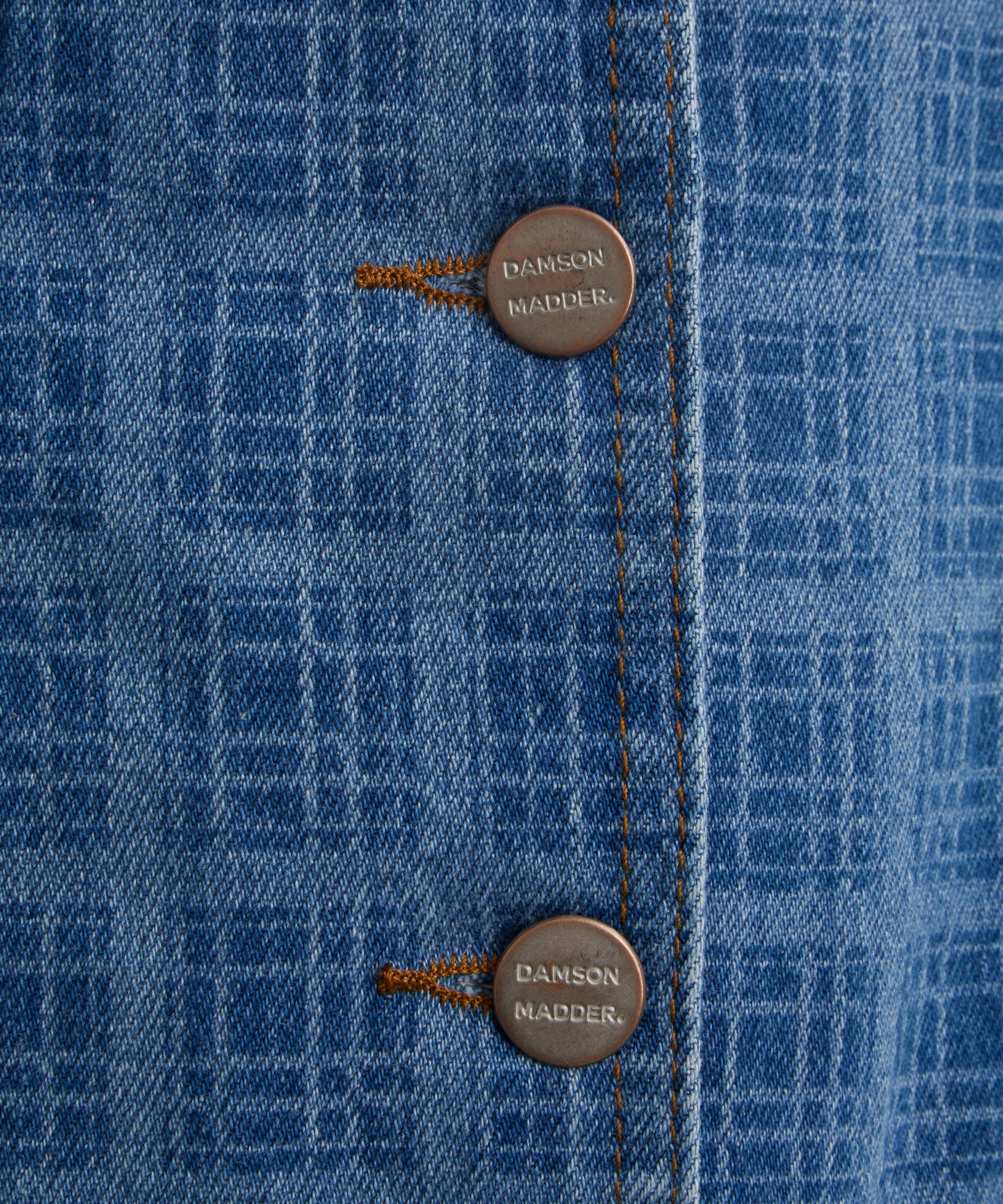 Damson Madder - Adeline Denim Mini Dress image number 4