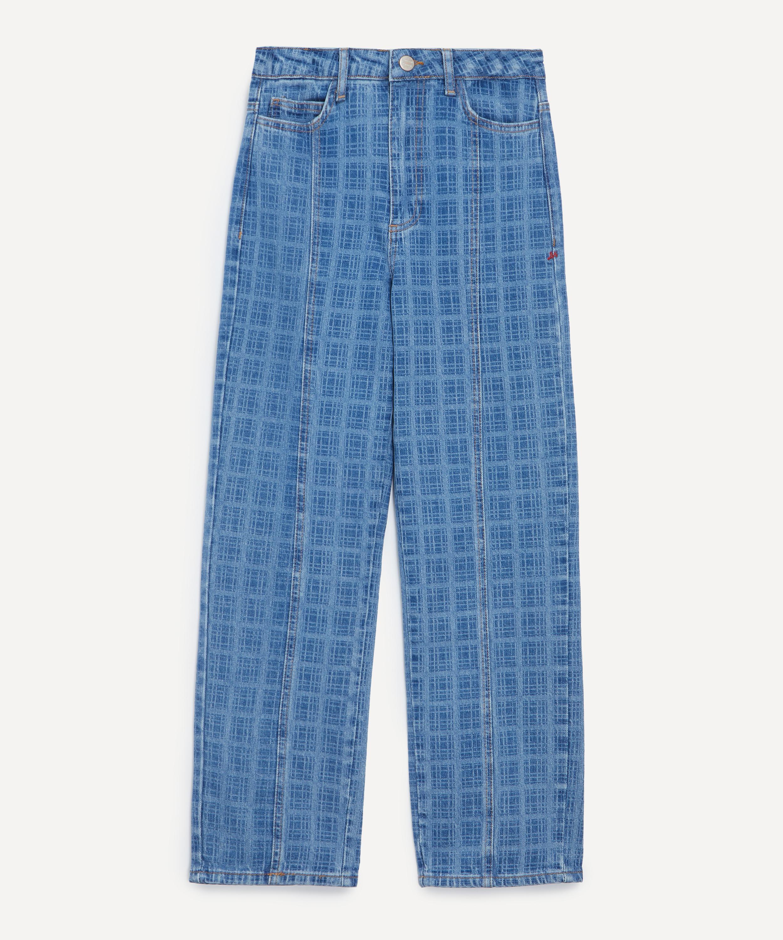 Damson Madder - Tovie Laser Check Jeans