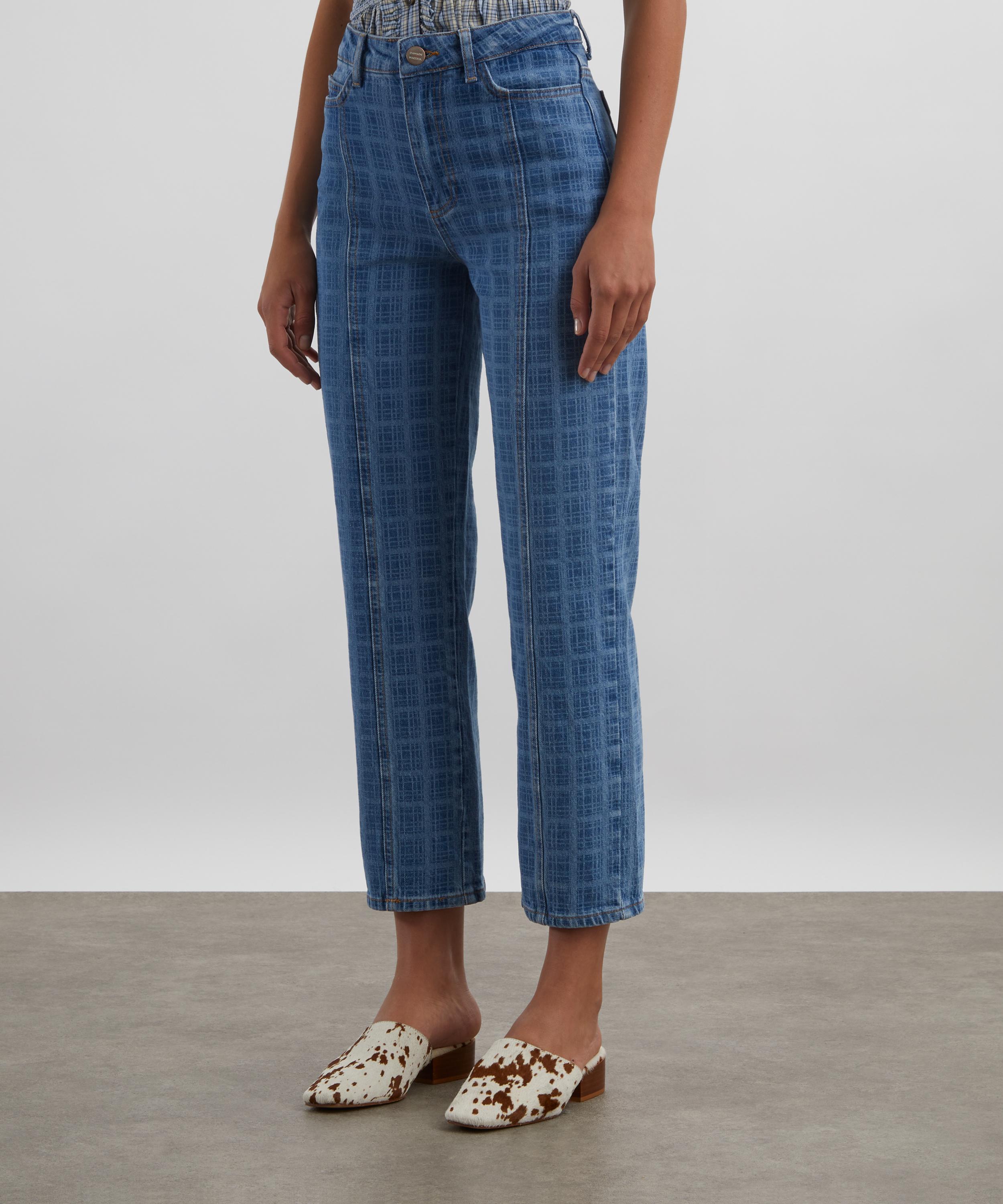 Damson Madder - Tovie Laser Check Jeans image number 2