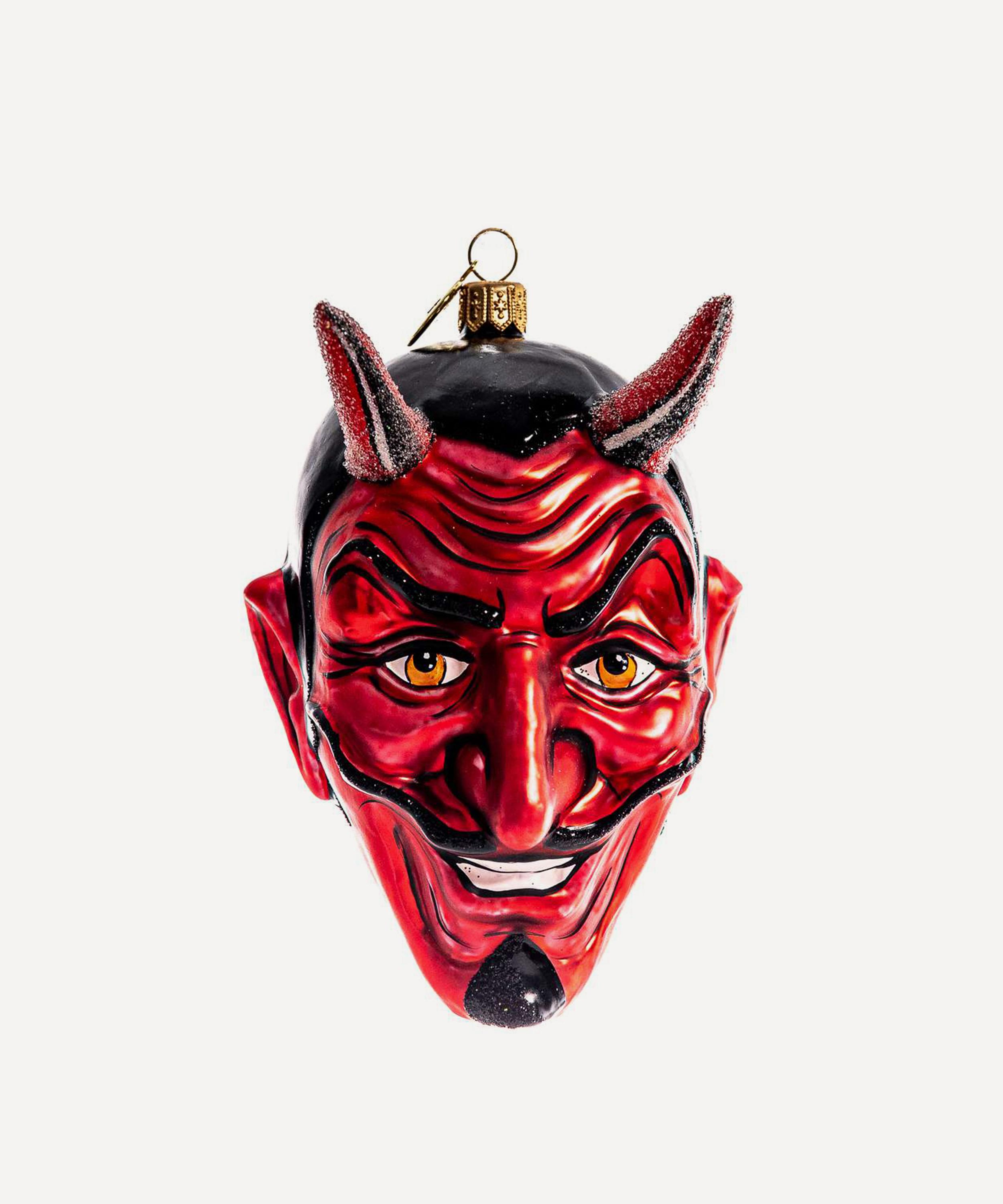 Christmas - Devil Glass Ornament image number 0