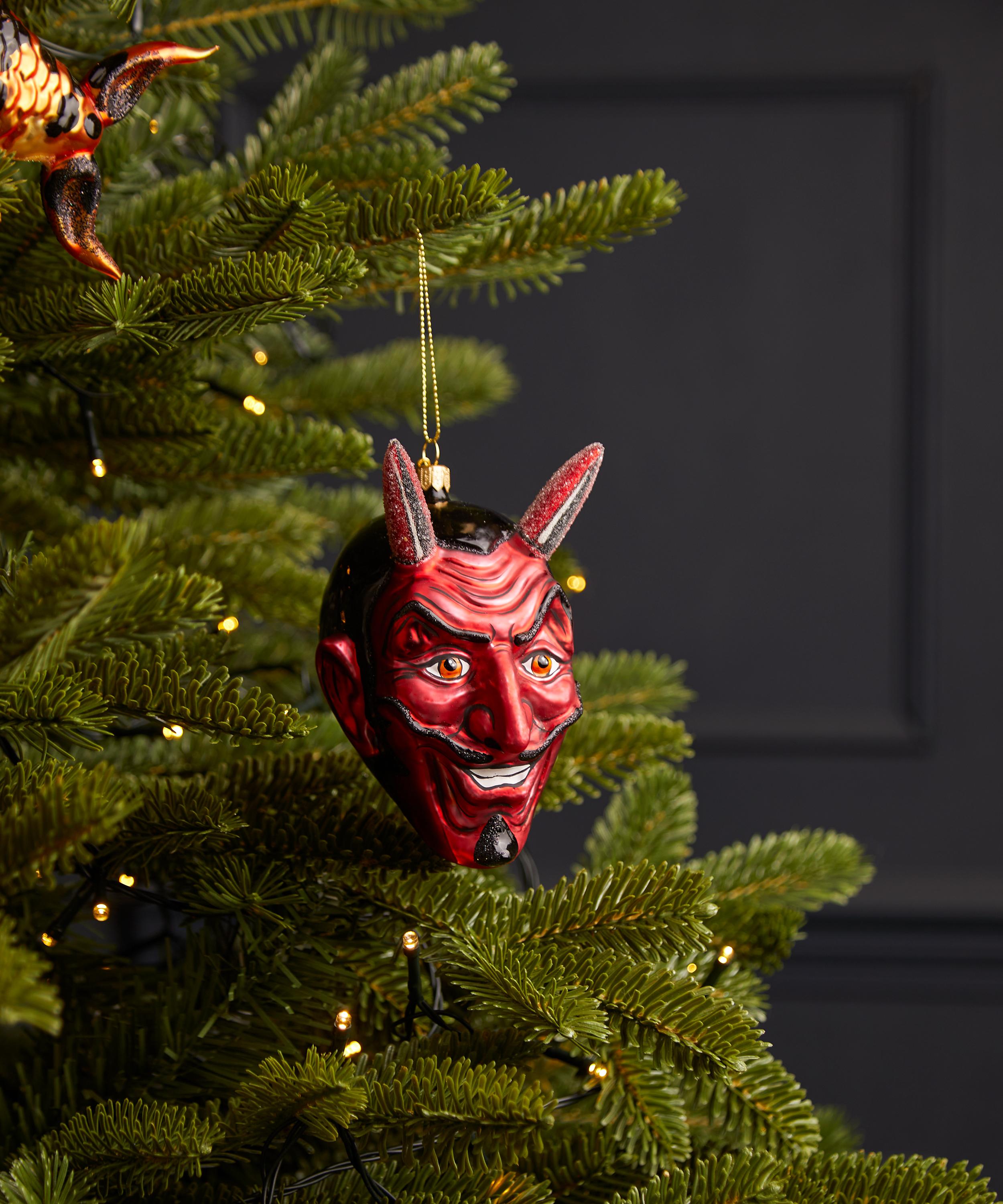 Christmas - Devil Glass Ornament image number 1