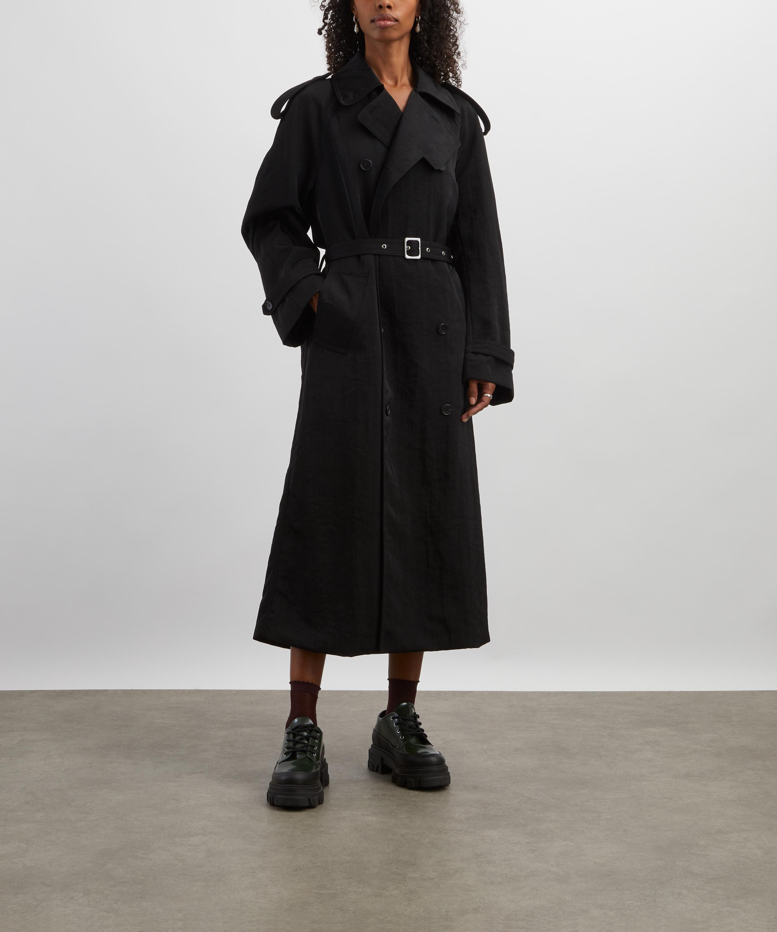 JW Anderson - Black Trench Coat image number 1
