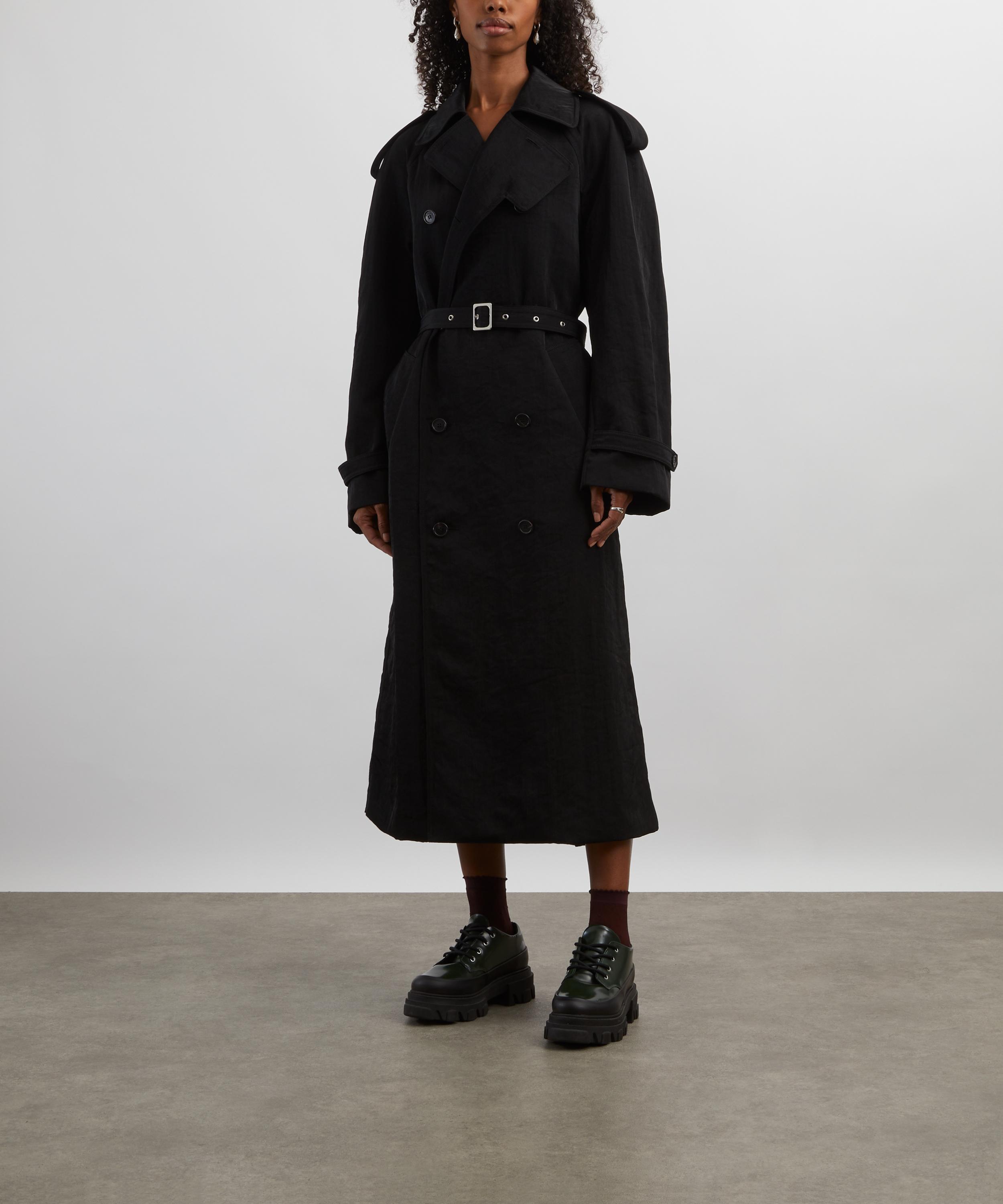 JW Anderson - Black Trench Coat image number 2