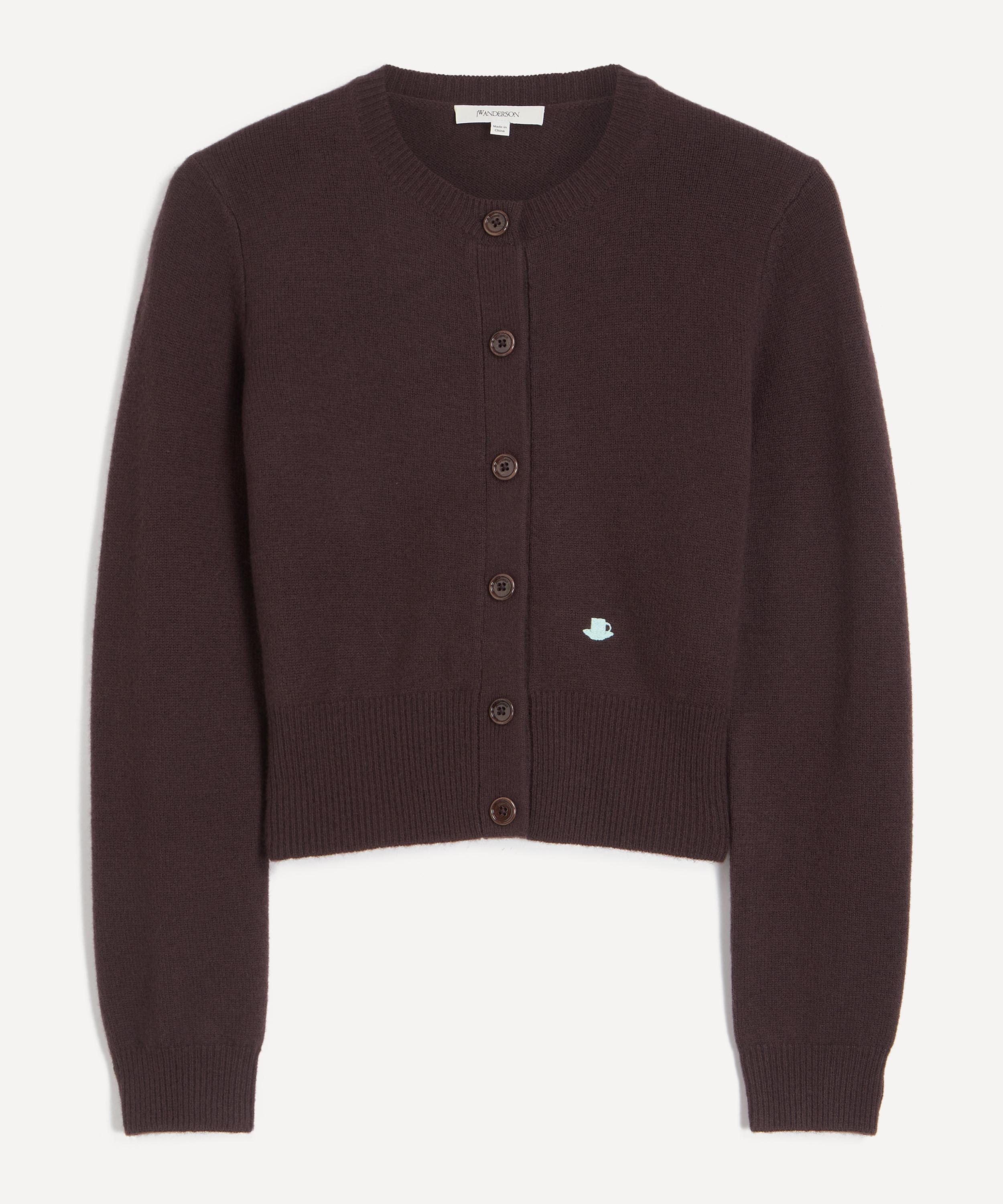 JW Anderson - Contrast Embroidery Wool Cardigan image number 0