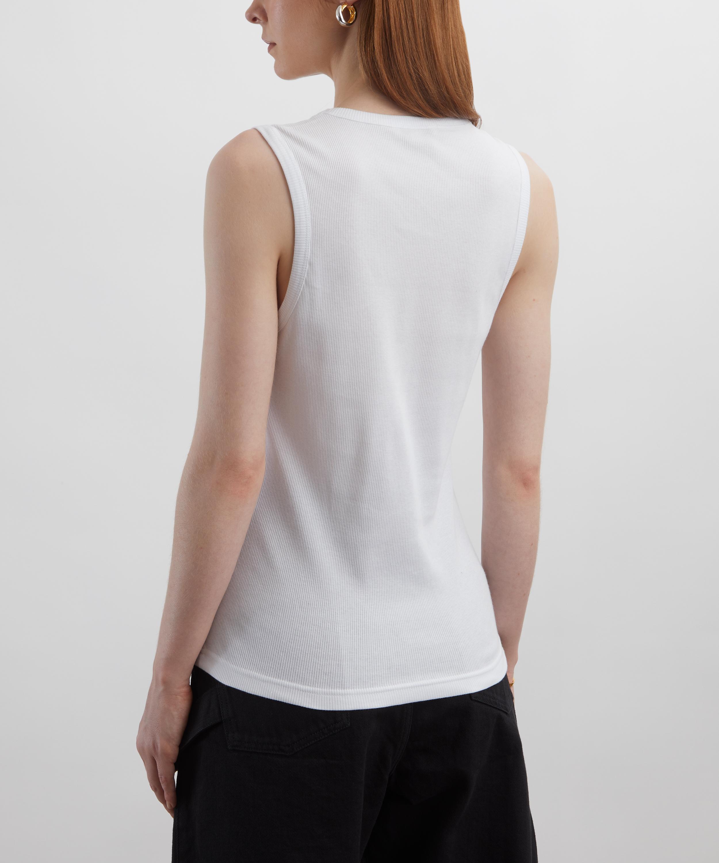 JW Anderson - White Anchor Embroidery Vest image number 3