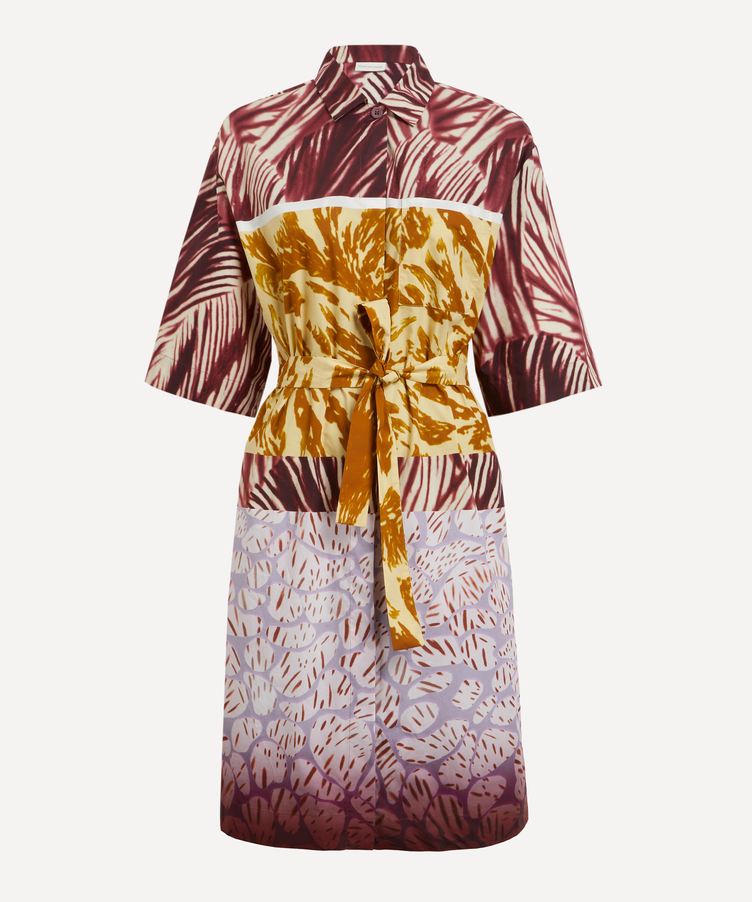 Dries Van Noten - Floral Composition Shirt Dress image number 0