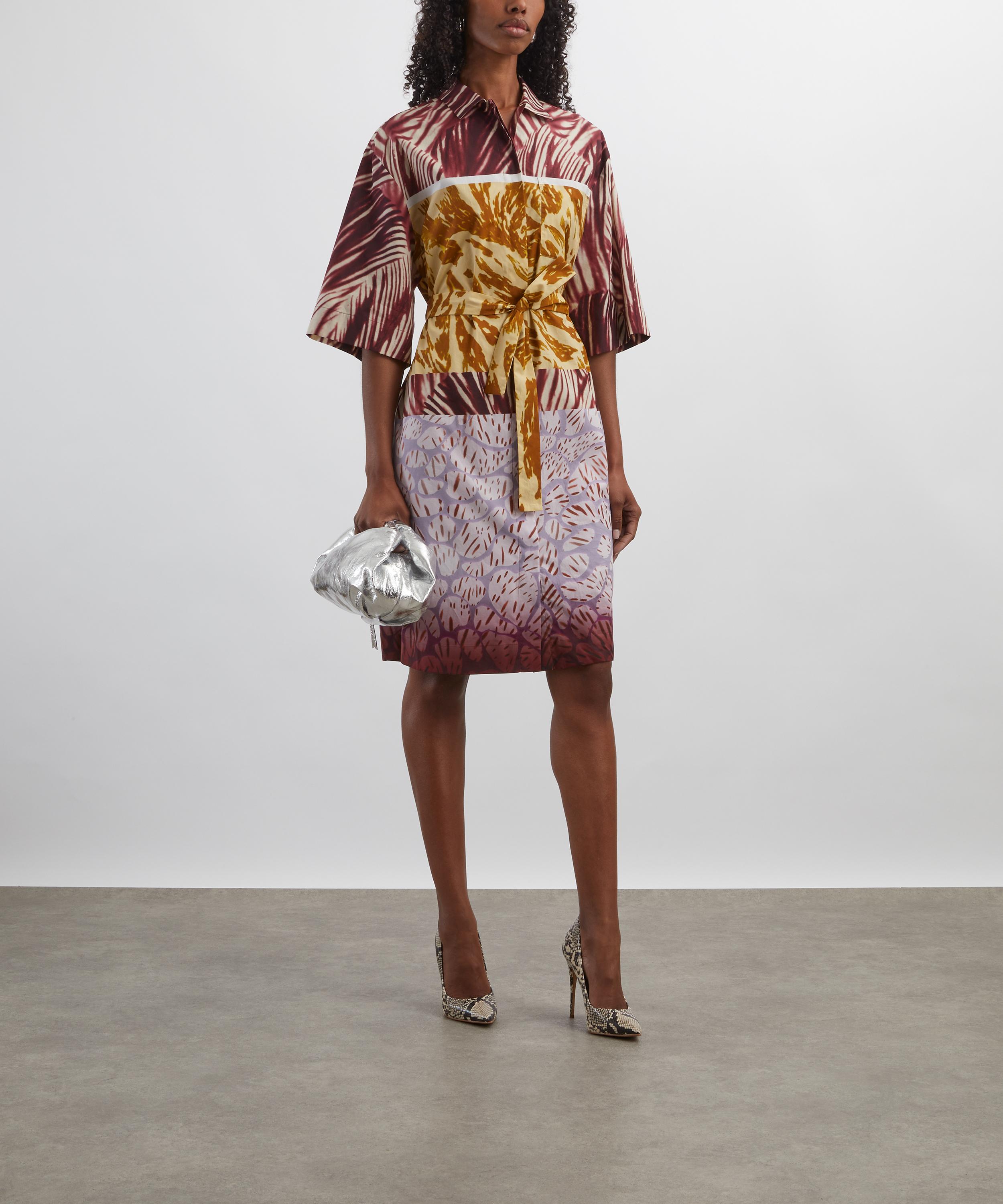 Dries Van Noten - Floral Composition Shirt Dress image number 1