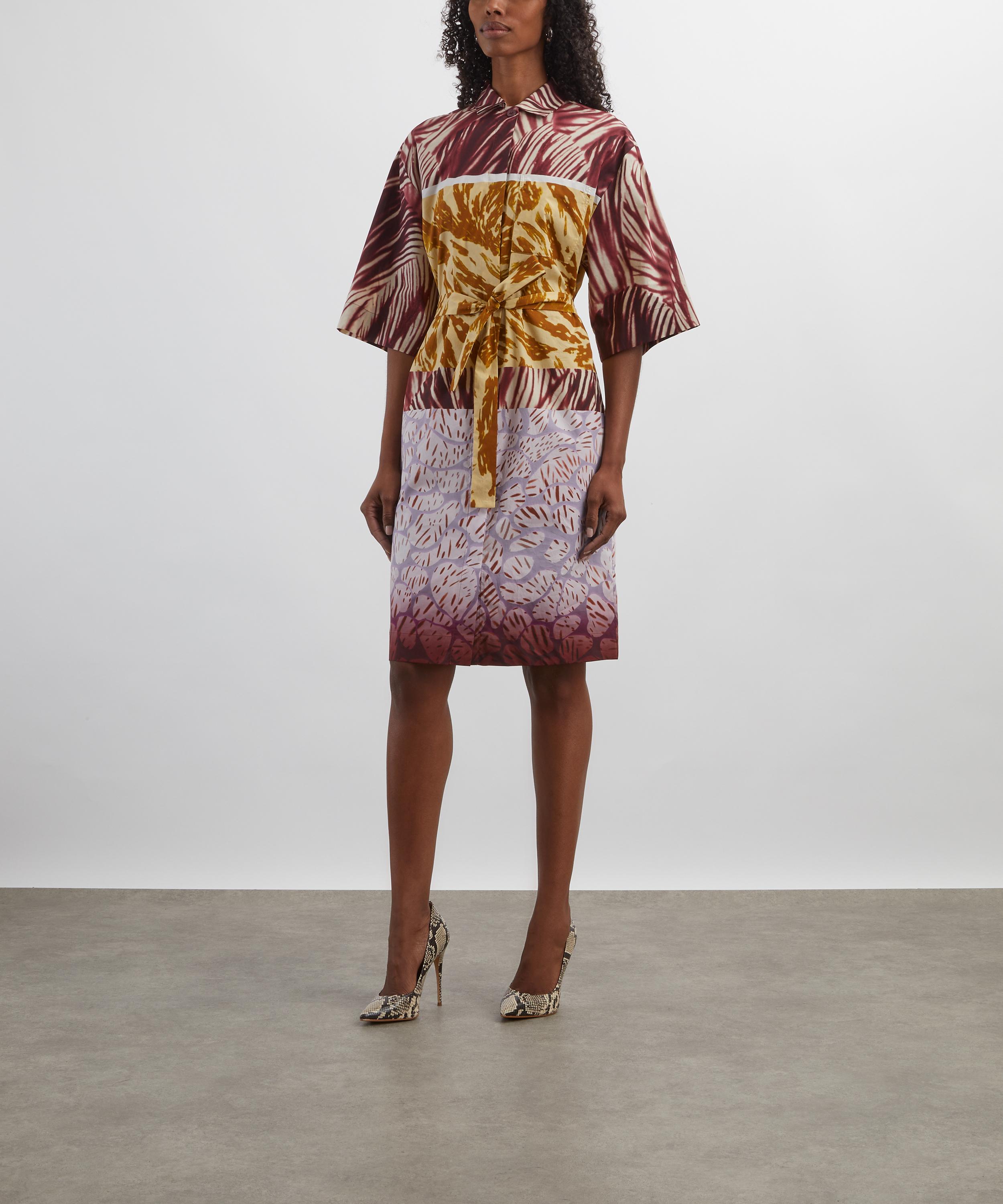 Dries Van Noten - Floral Composition Shirt Dress image number 2