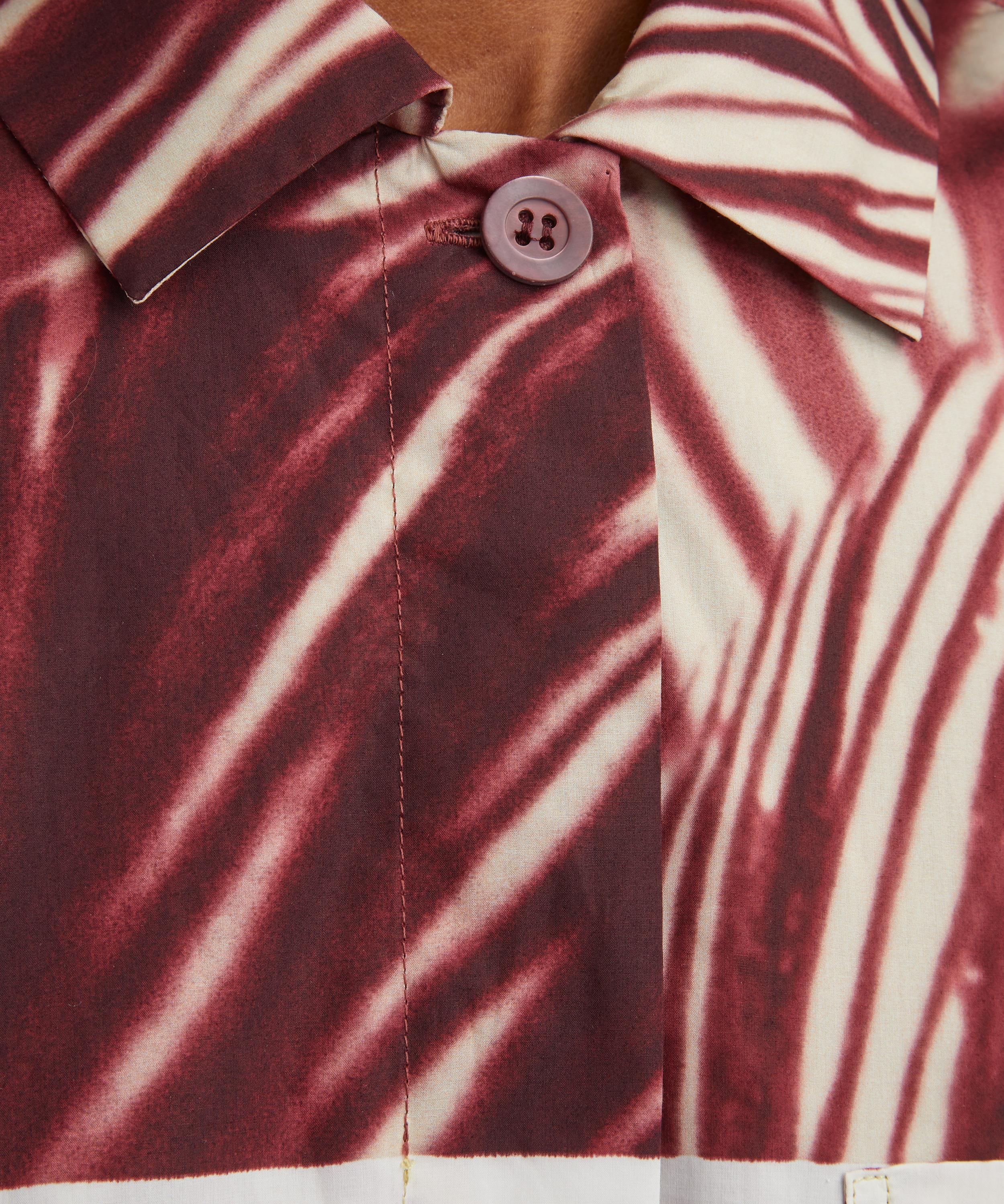 Dries Van Noten - Floral Composition Shirt Dress image number 4