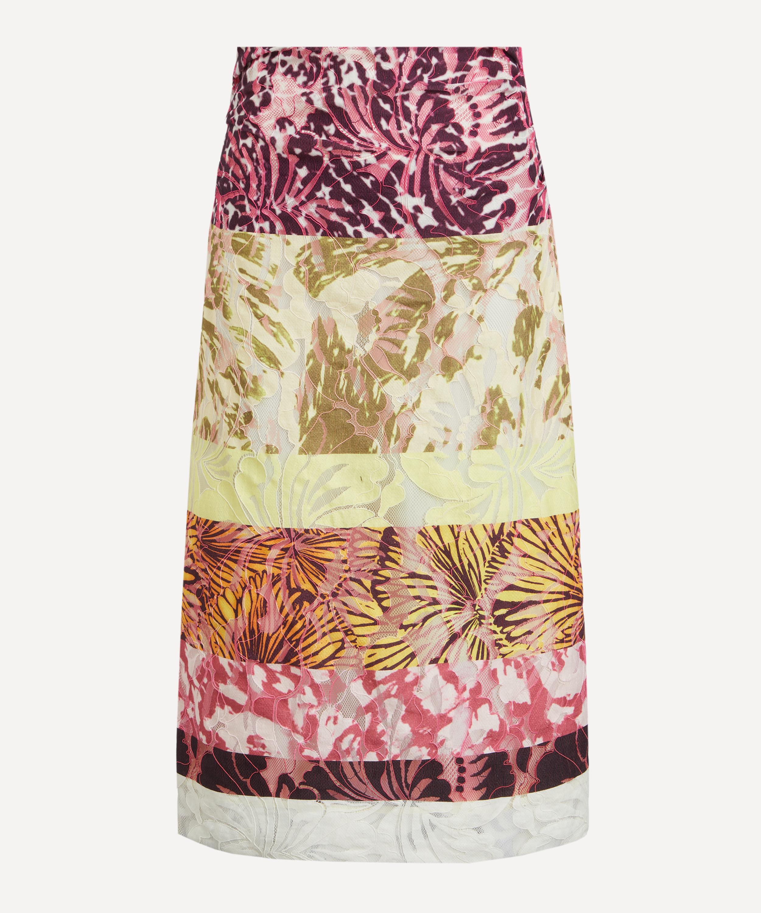 Dries Van Noten - Floral Composition Skirt image number 0