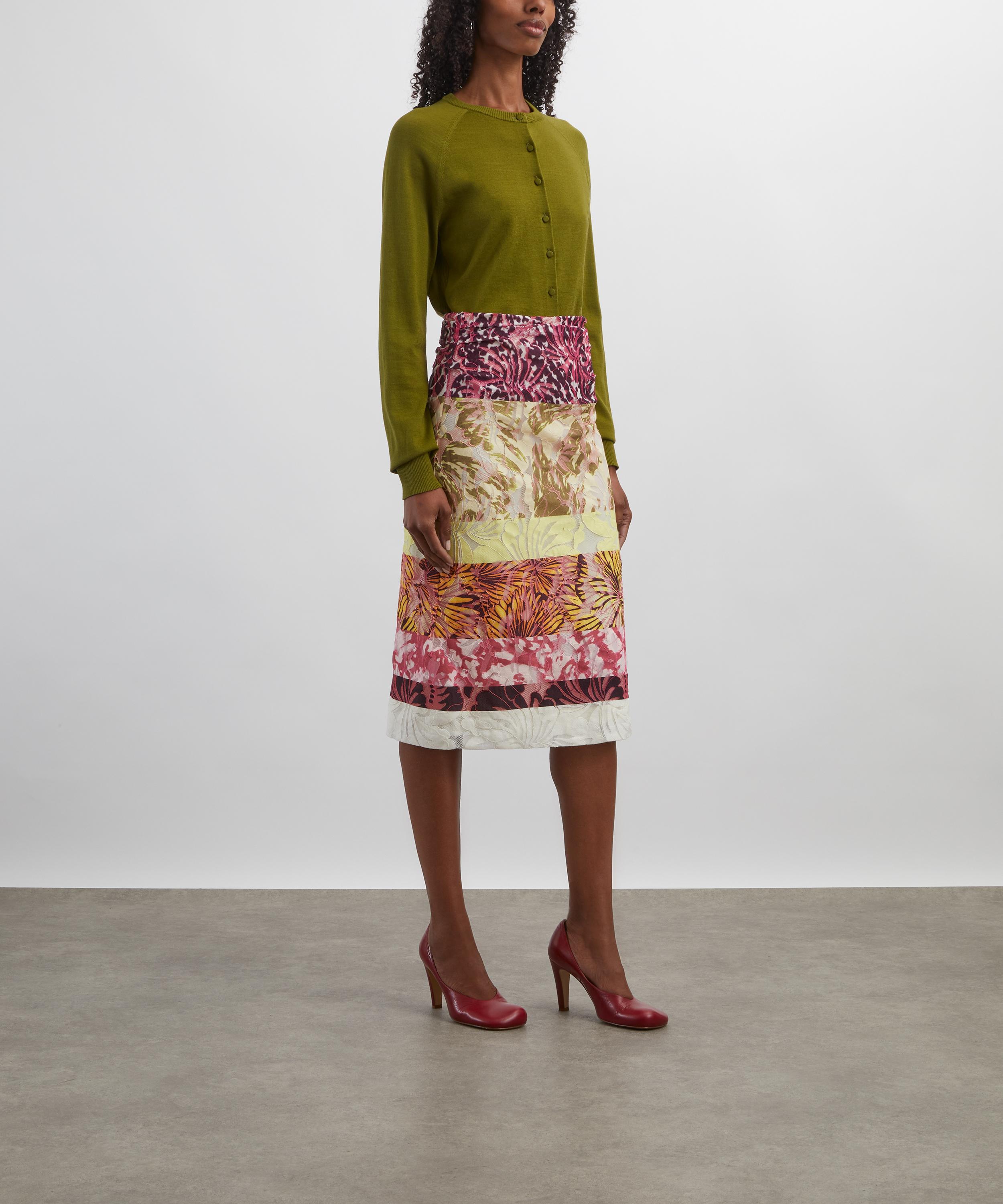 Dries Van Noten - Floral Composition Skirt image number 1