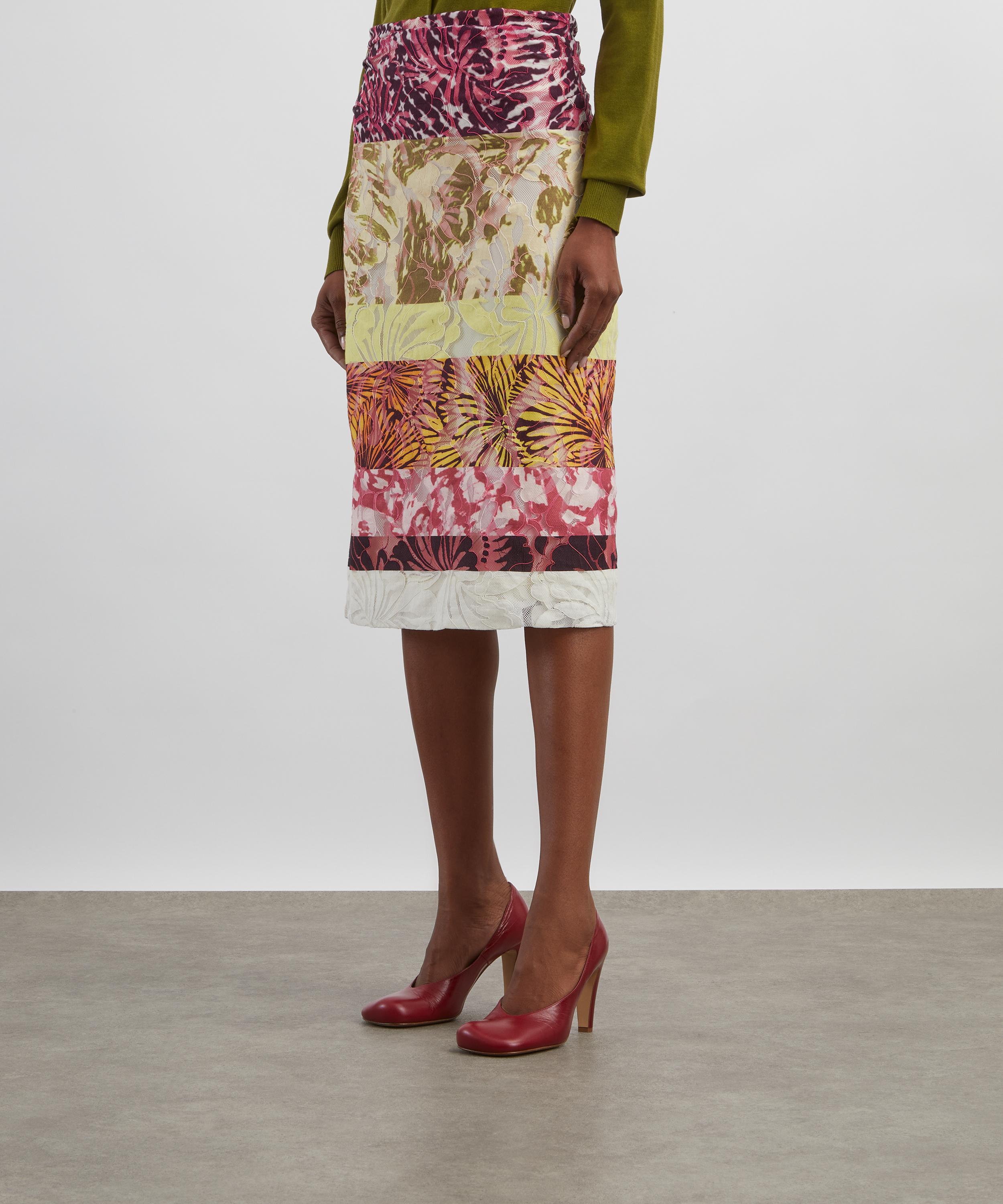 Dries Van Noten - Floral Composition Skirt image number 2