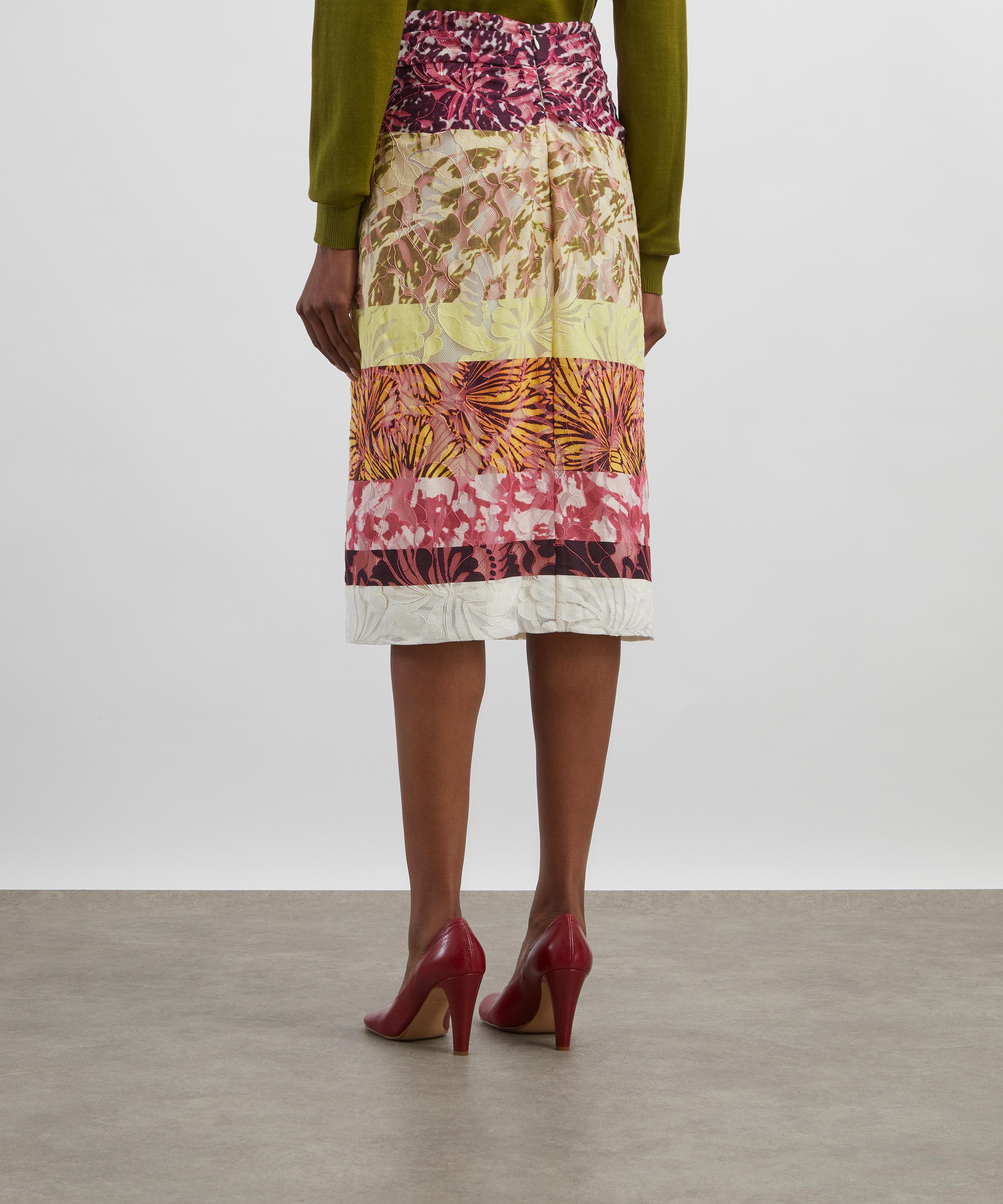 Dries Van Noten - Floral Composition Skirt image number 3