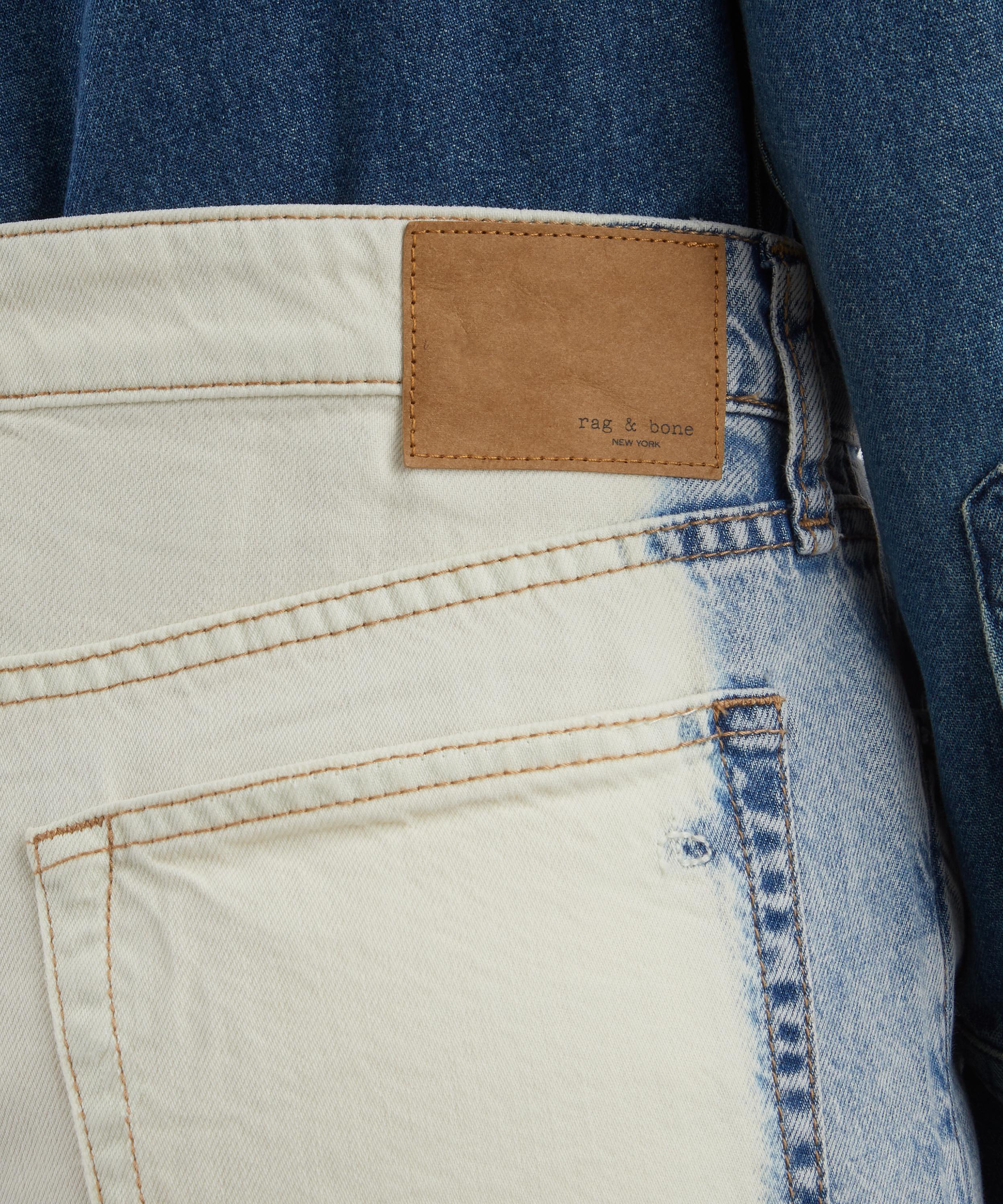 Rag & Bone - Logan Wide-Leg Jeans in Bleach Stripe image number 4