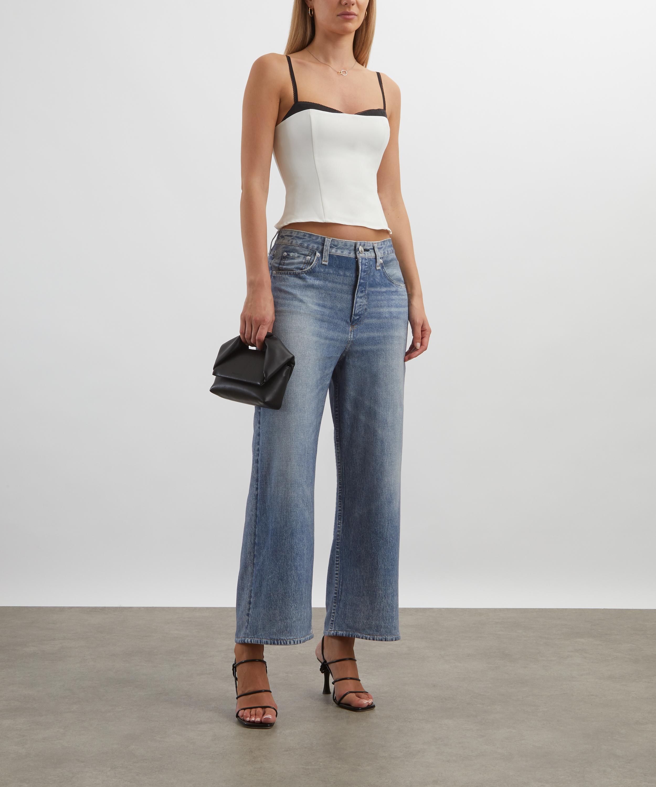 Rag & Bone - Miramar Andi Wide-Leg Jeans in Scarlet image number 1