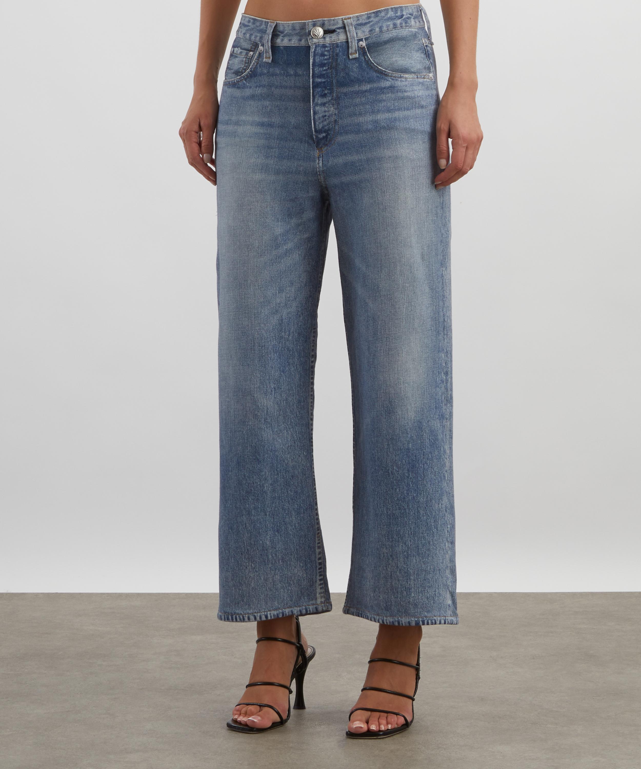 Rag & Bone - Miramar Andi Wide-Leg Jeans in Scarlet image number 2