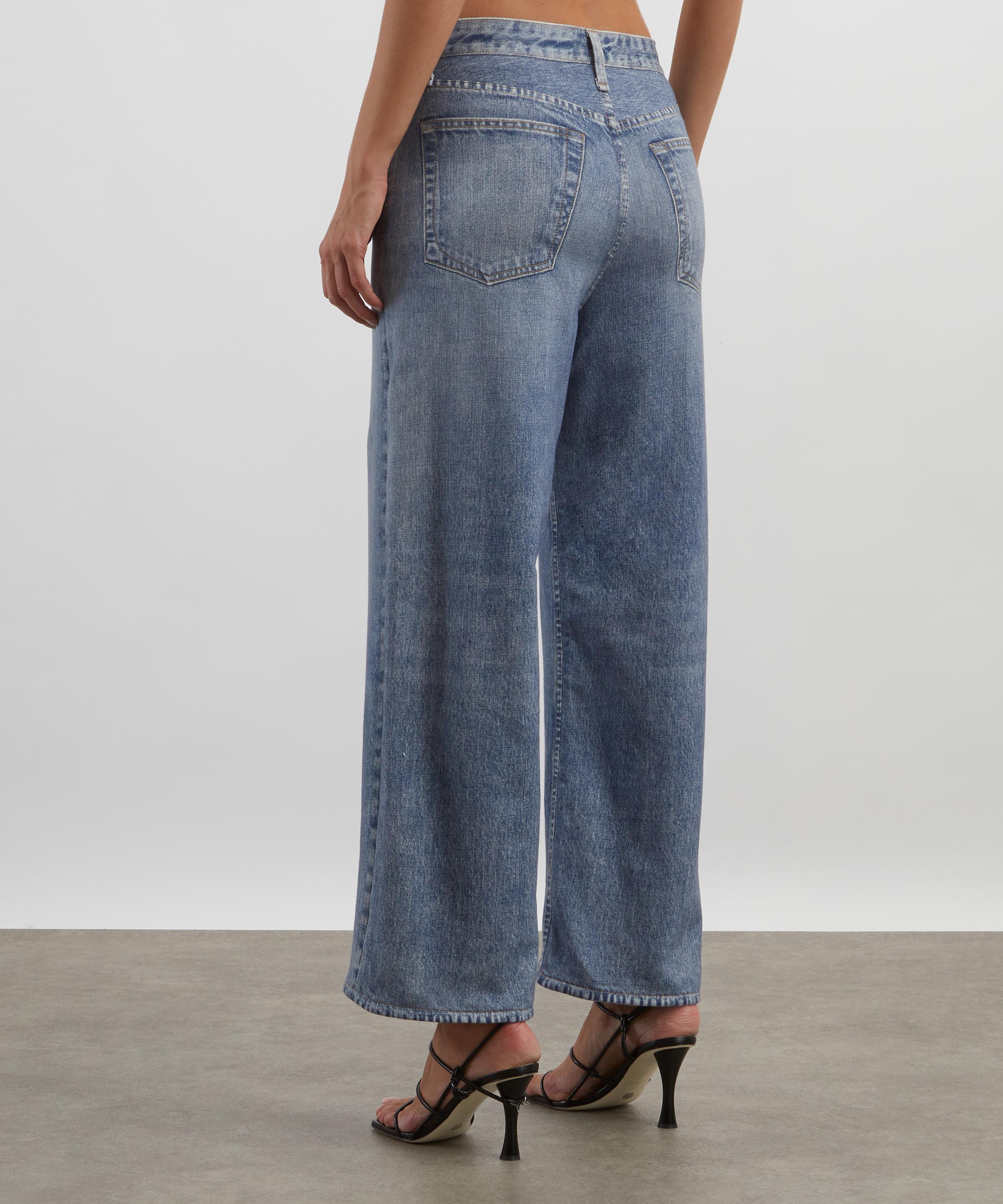 Rag & Bone - Miramar Andi Wide-Leg Jeans in Scarlet image number 3