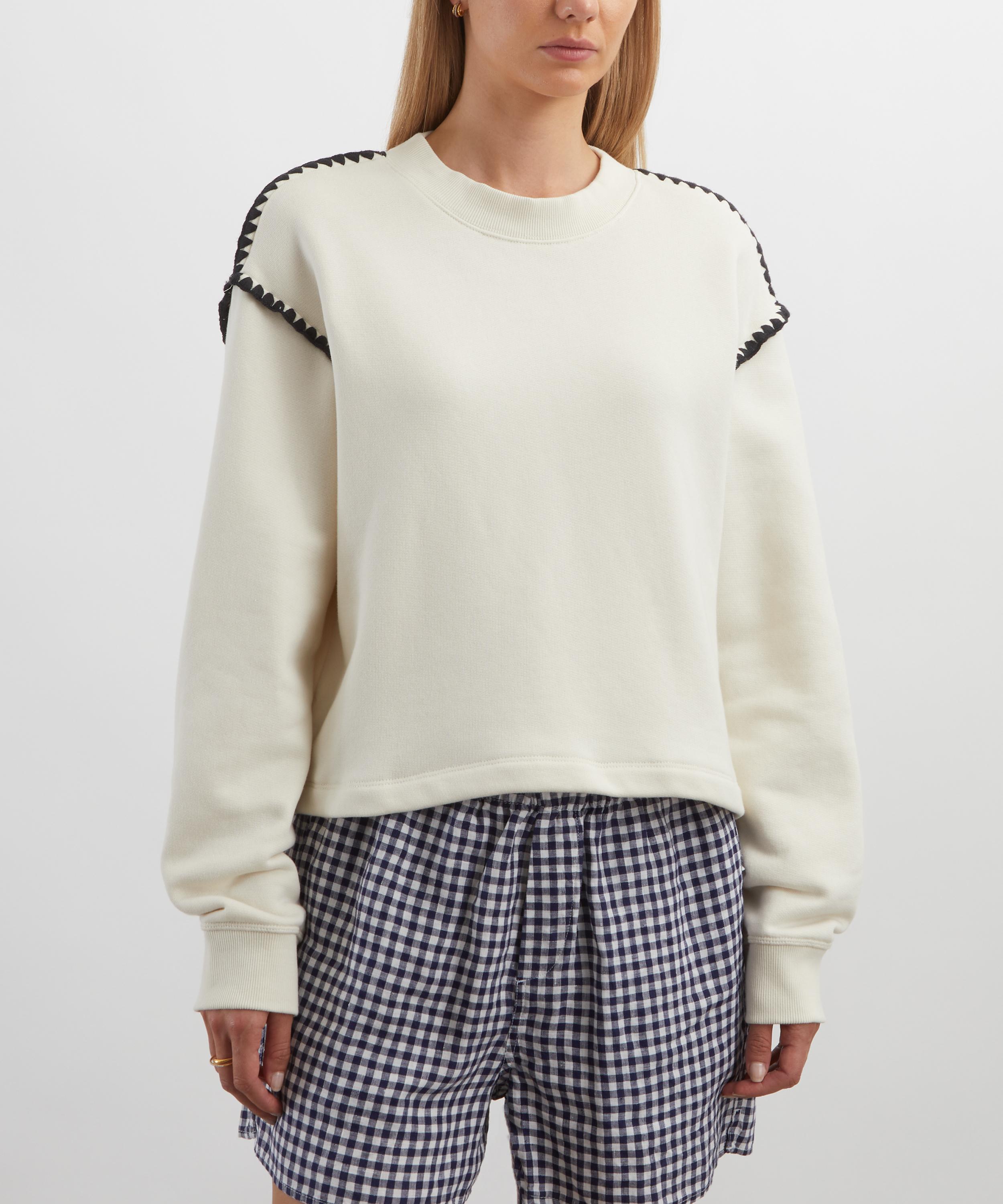 Rag & Bone - Vintage Terry Blanket Stitch Pullover image number 2