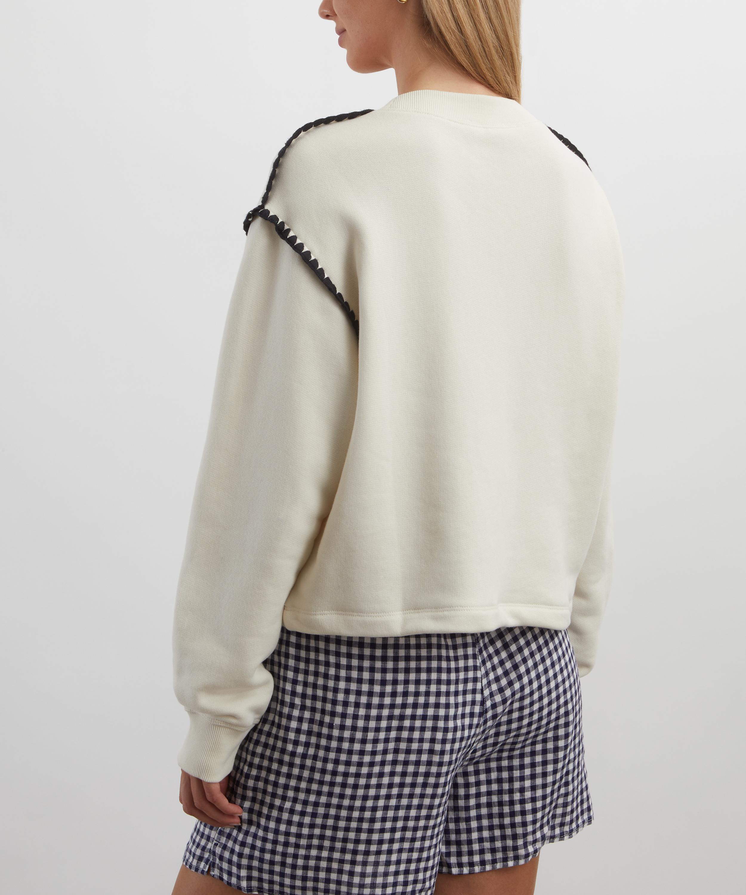 Rag & Bone - Vintage Terry Blanket Stitch Pullover image number 3