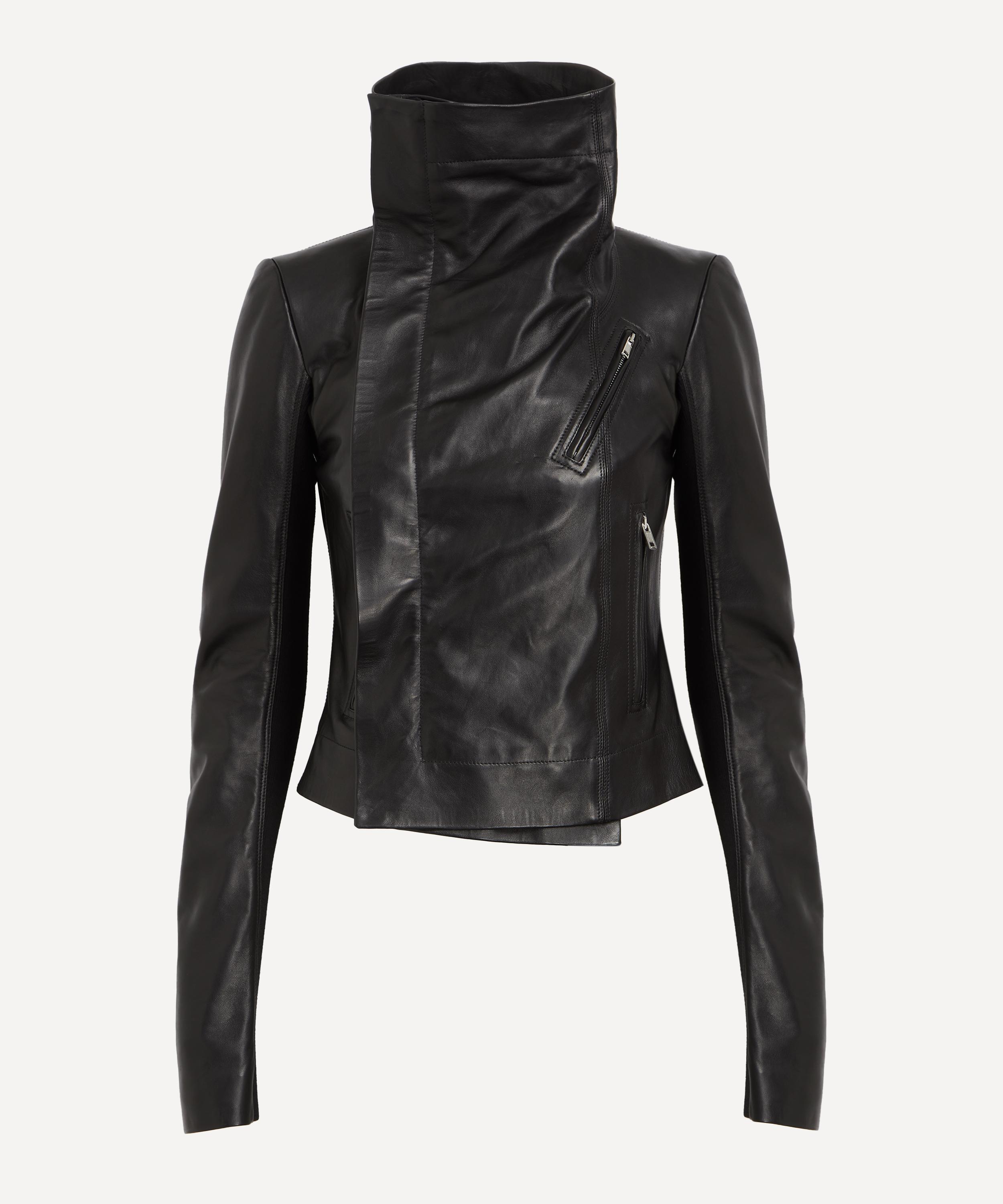 Rick Owens - Low Neck Biker Jacket image number 0