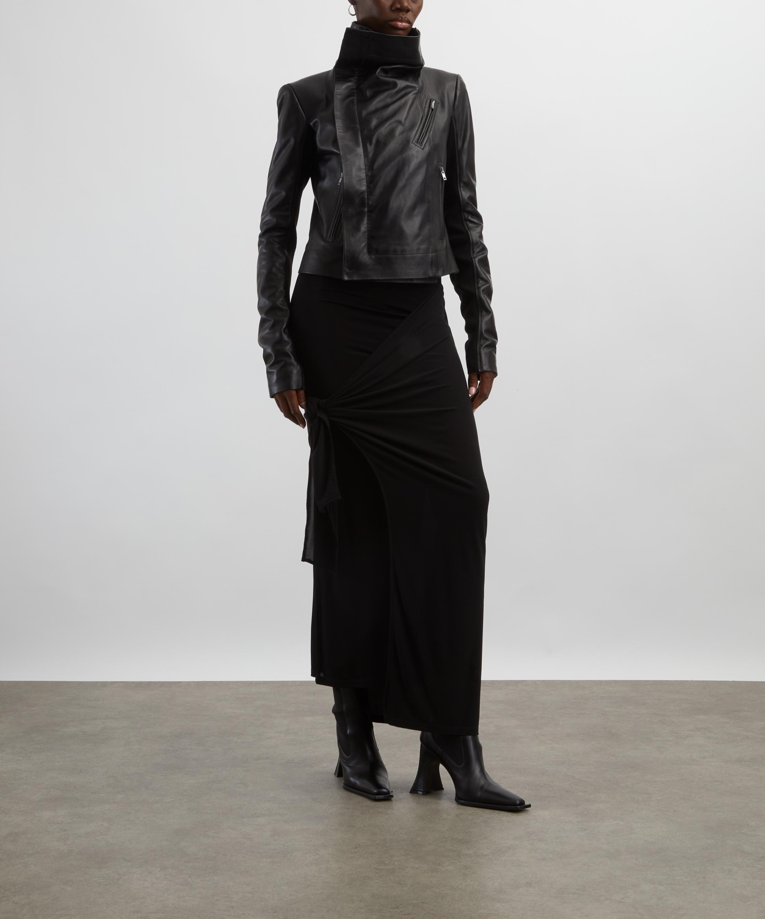 Rick Owens - Low Neck Biker Jacket image number 1