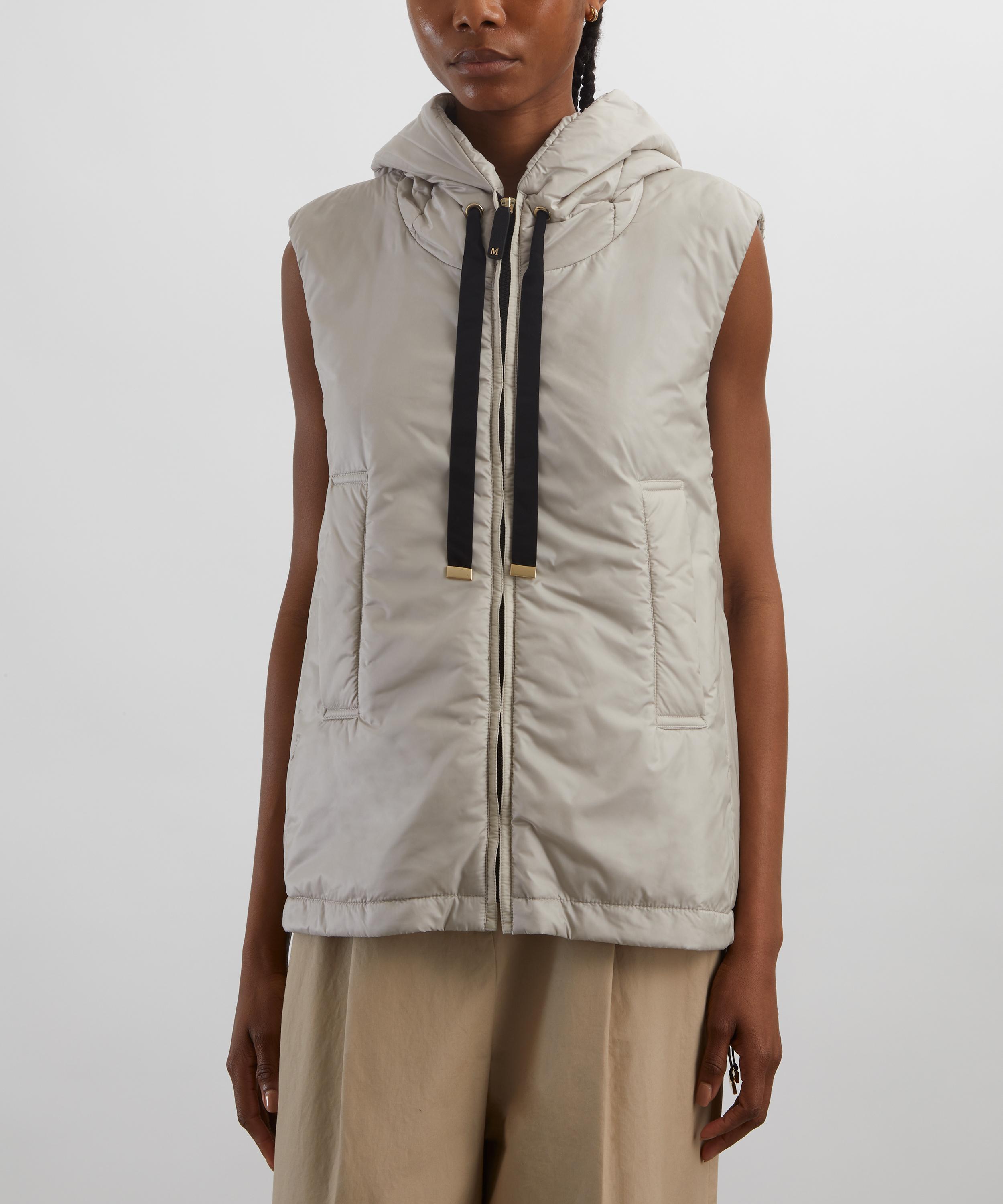 Max Mara - Beige Greengo Drip-Proof Canvas Gilet image number 2