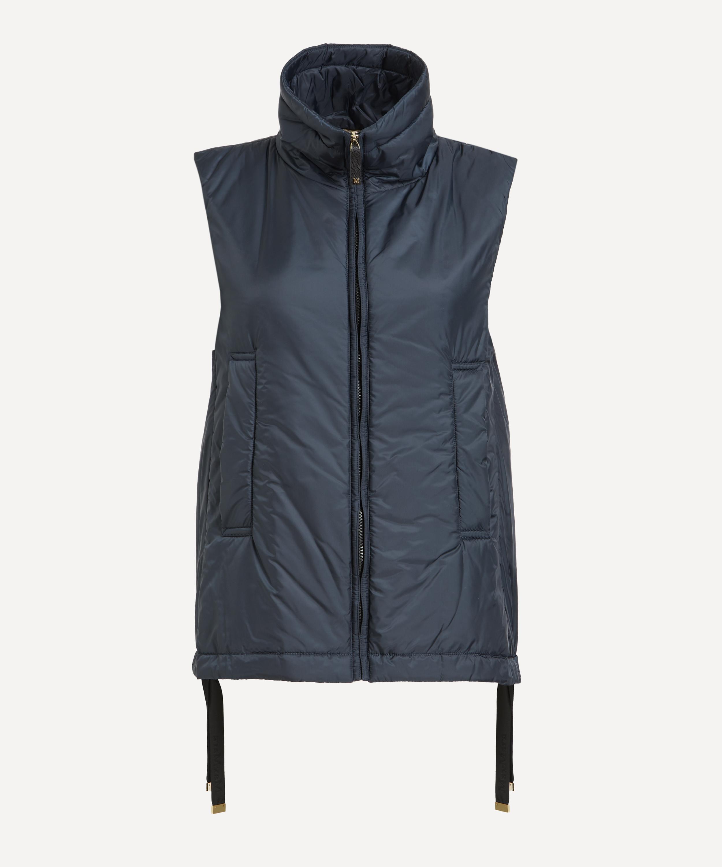 Max Mara - Midnight Blue Greenve Water-Repellent Padded Gilet image number 0