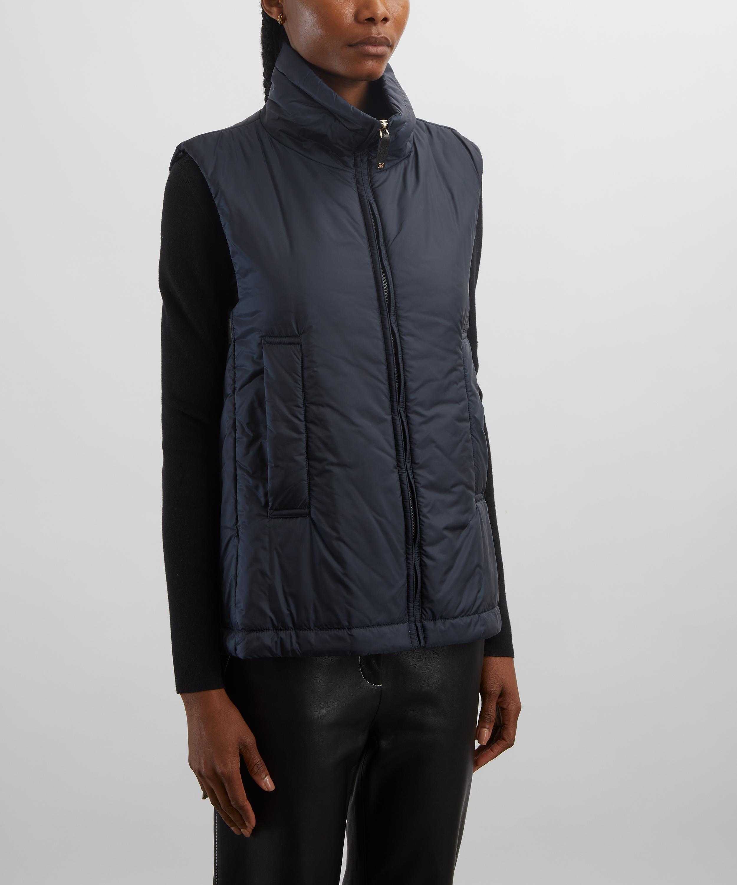 Max Mara - Midnight Blue Greenve Water-Repellent Padded Gilet image number 2