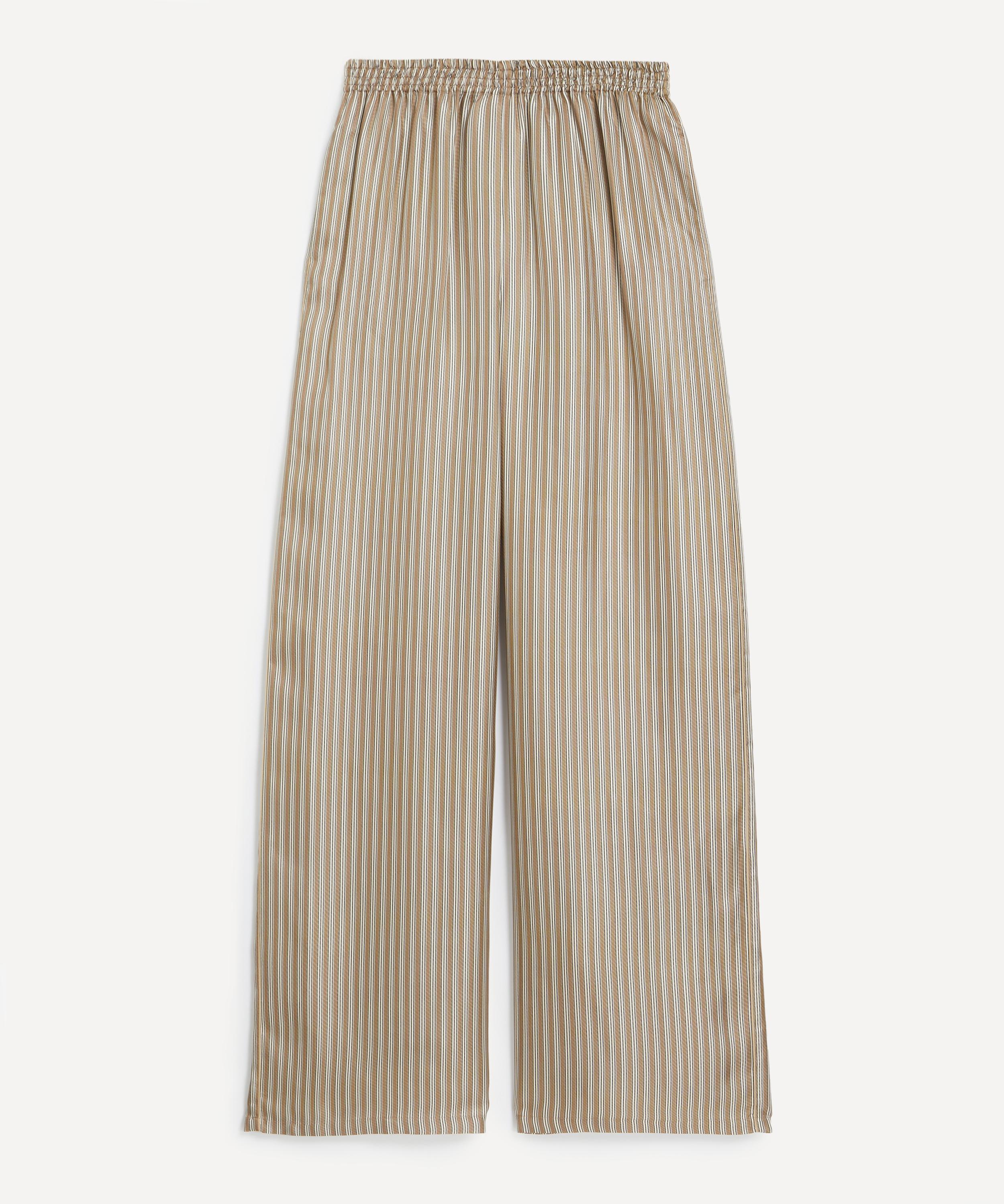 Max Mara - Ladino Wide-Leg Silk Trousers image number 0