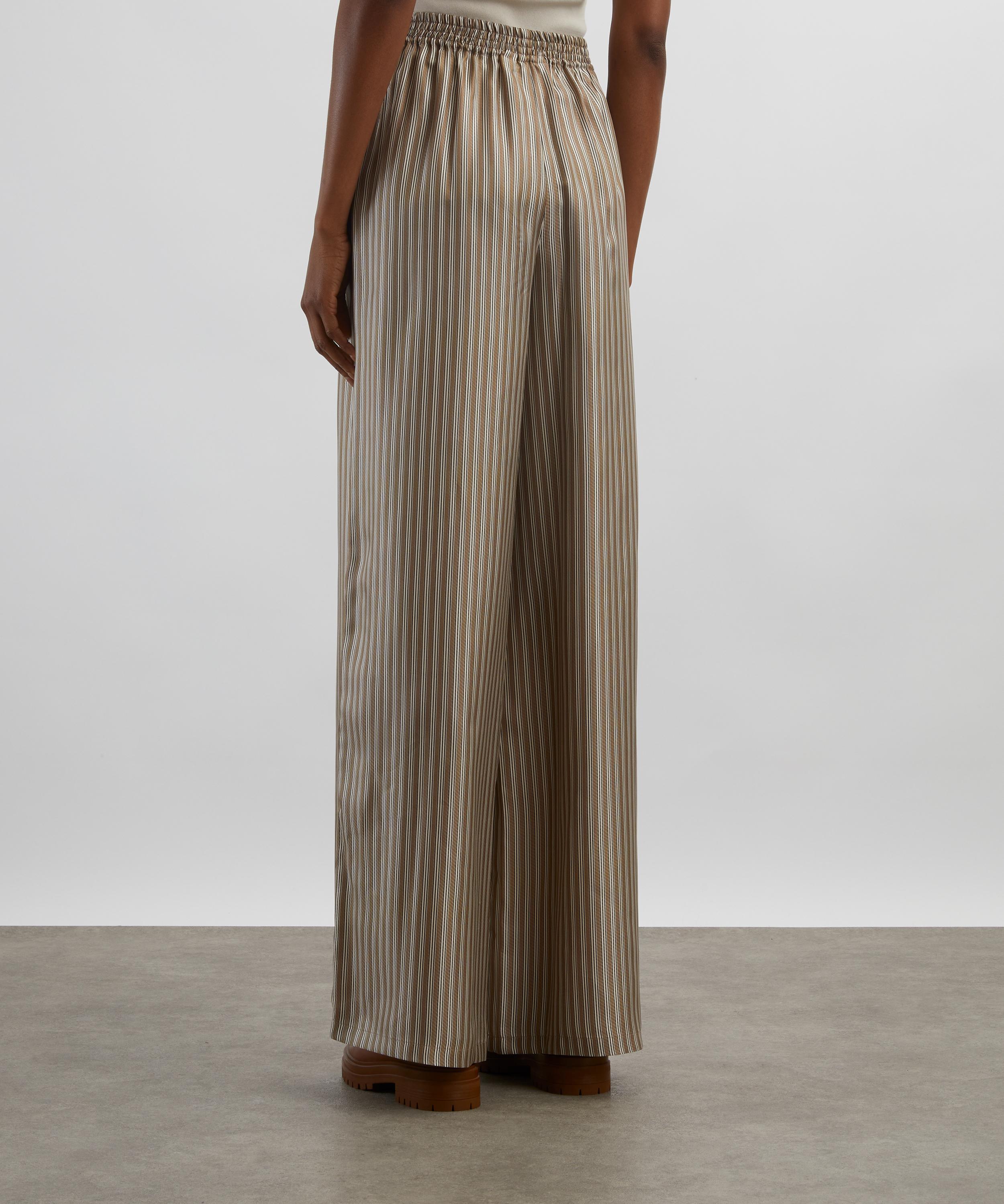 Max Mara - Ladino Wide-Leg Silk Trousers image number 3
