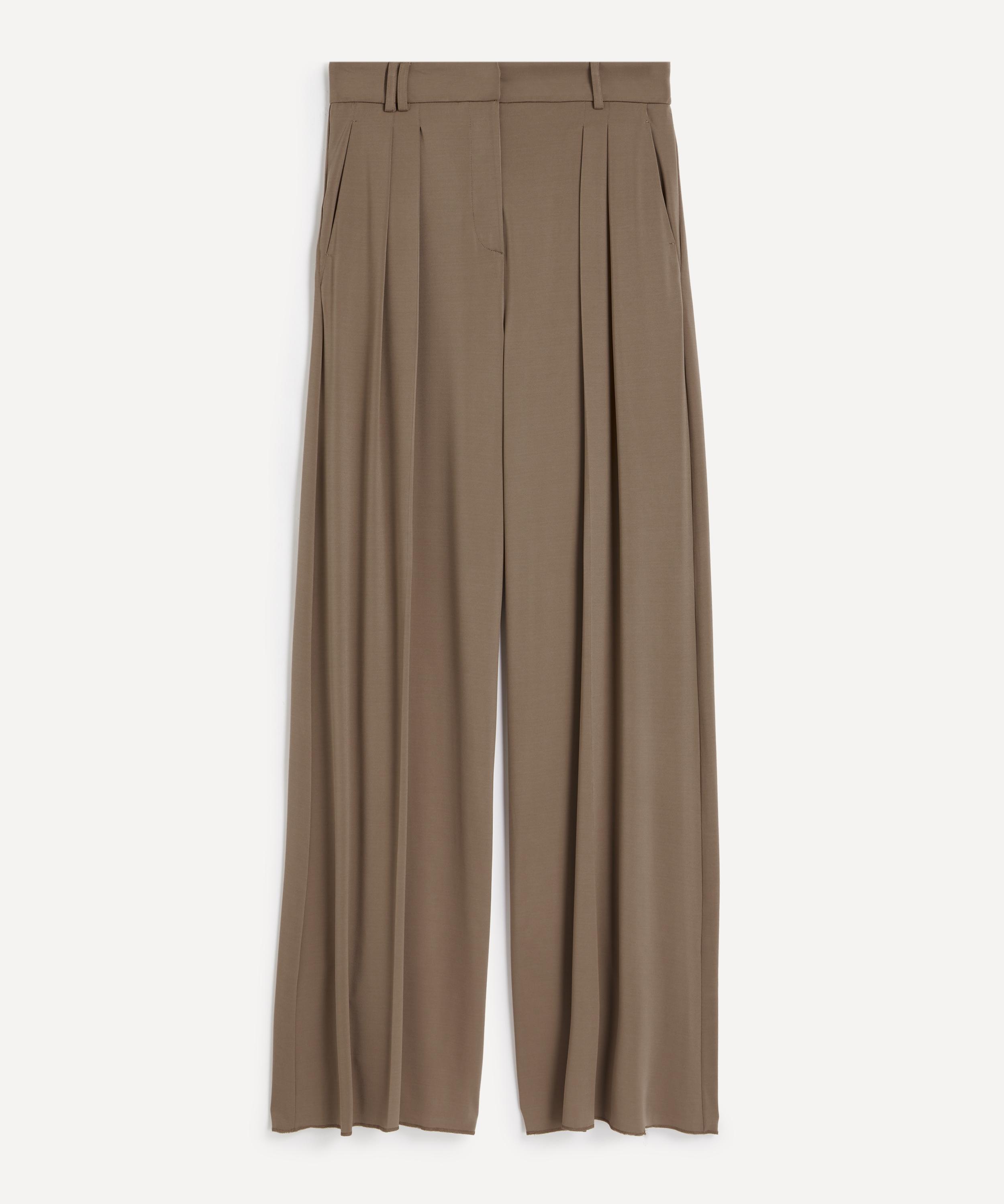 S Max Mara - Palanca Flowing Wide-Leg Trousers image number 0