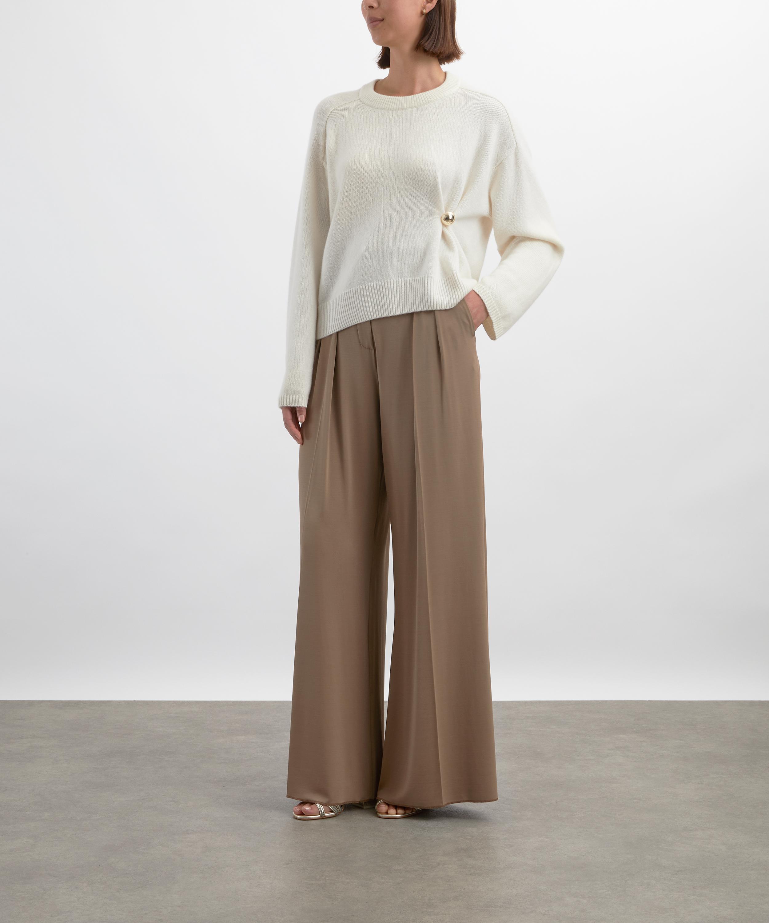 S Max Mara - Palanca Flowing Wide-Leg Trousers image number 1