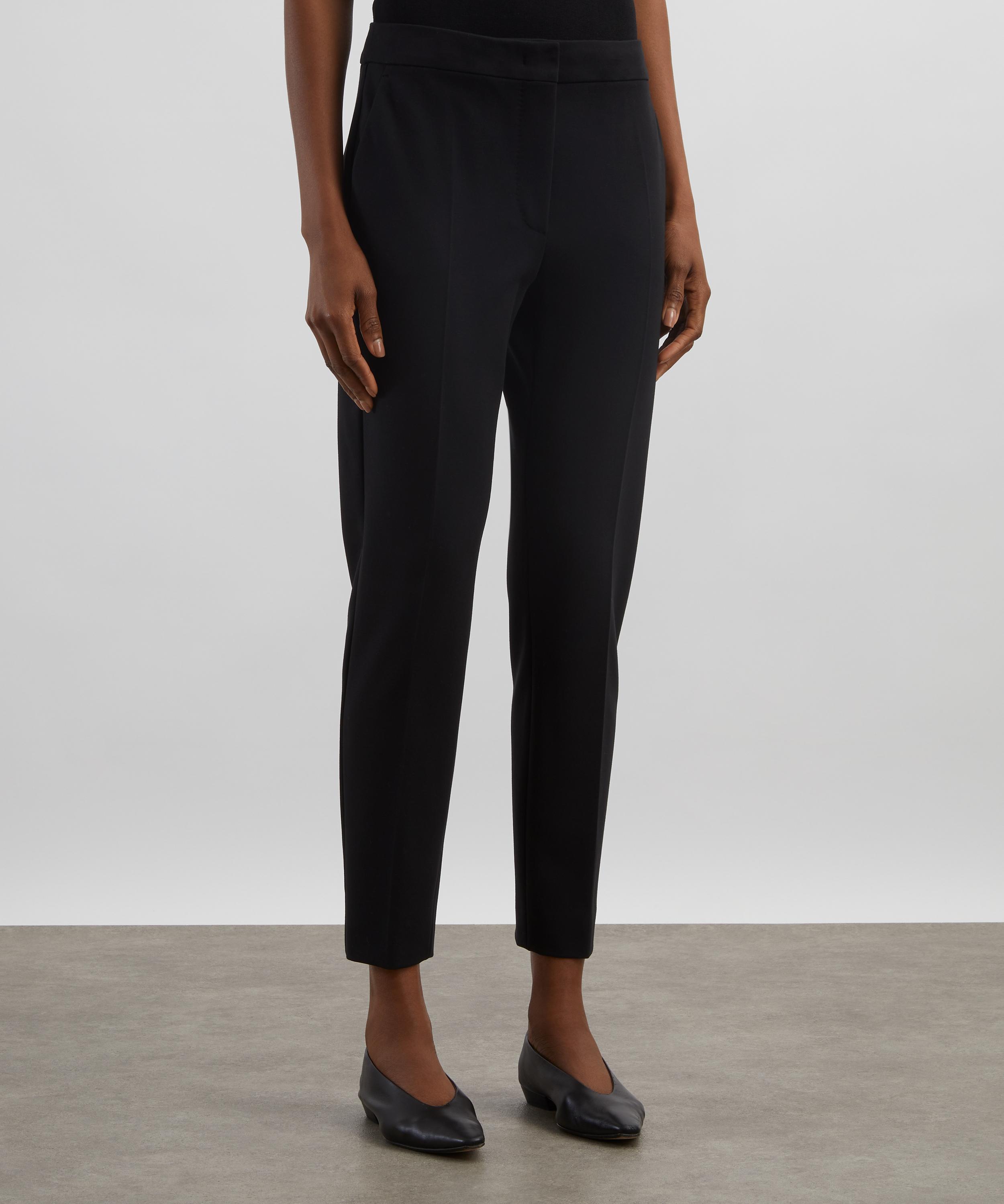 Max Mara - Black Pegno Slim-Fit Trousers image number 2