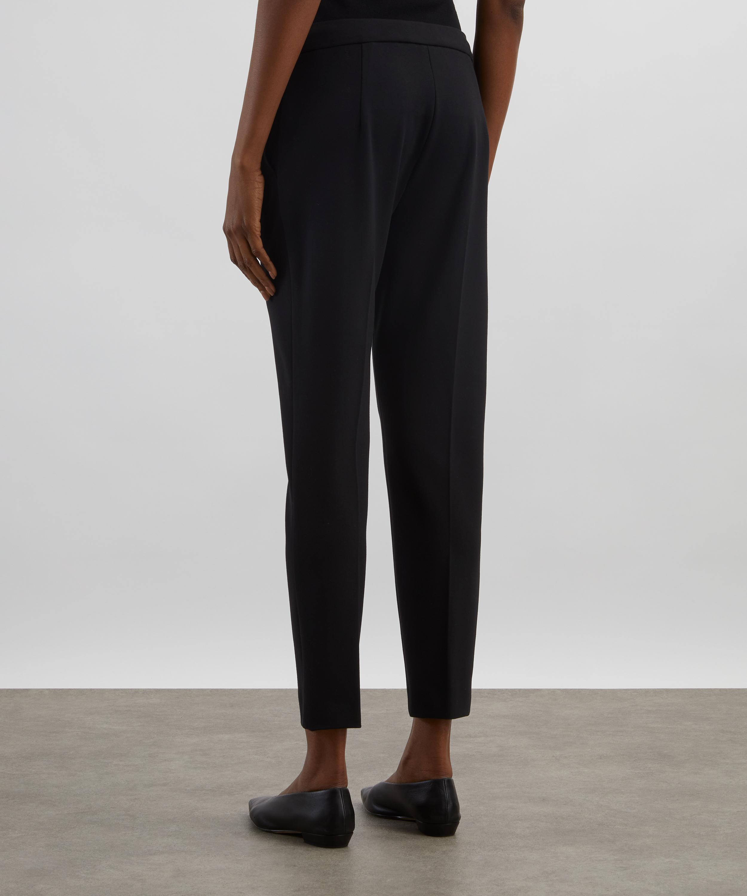 Max Mara - Black Pegno Slim-Fit Trousers image number 3