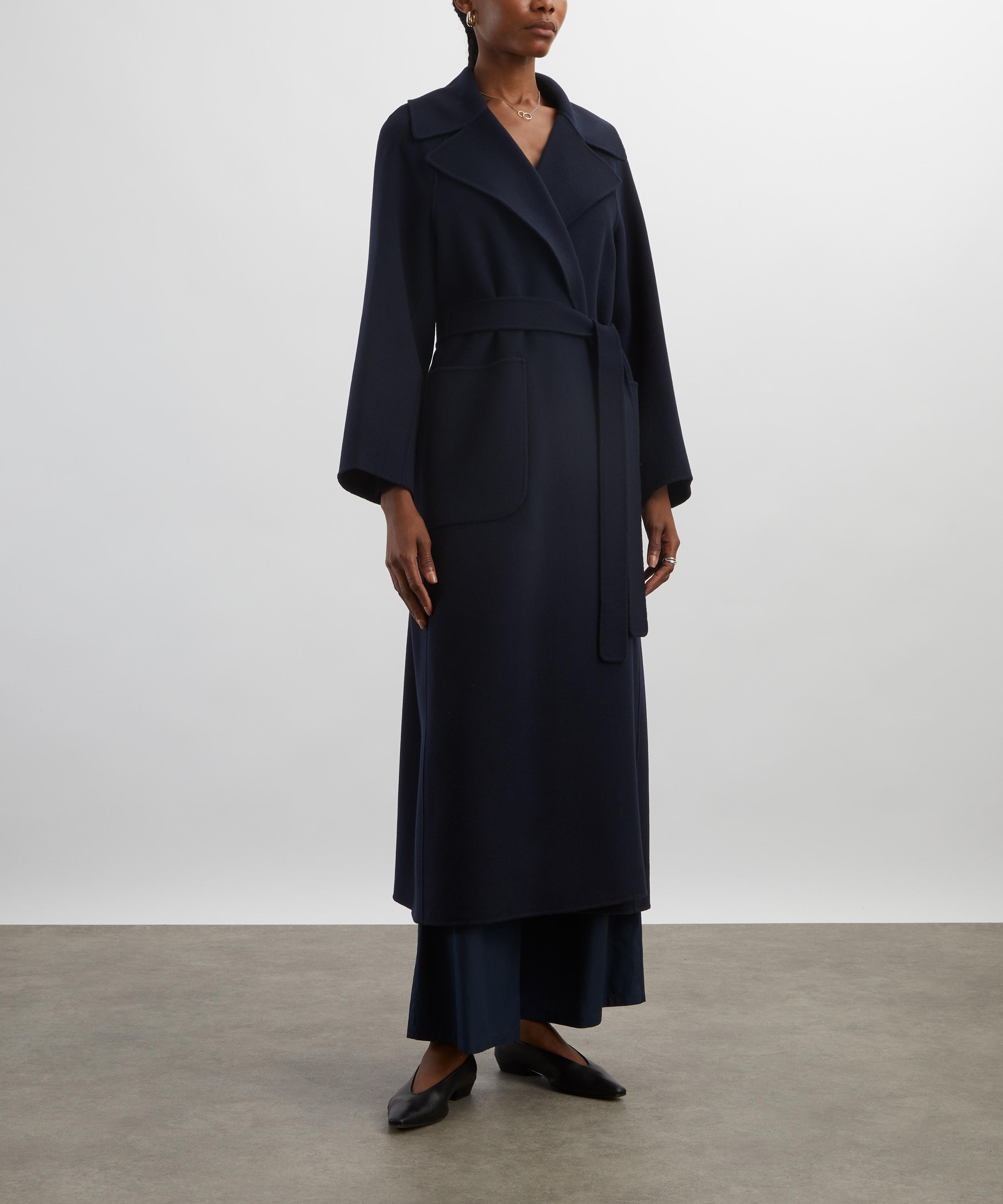 S Max Mara - Midnight Blue Doris Wool Robe Coat image number 2