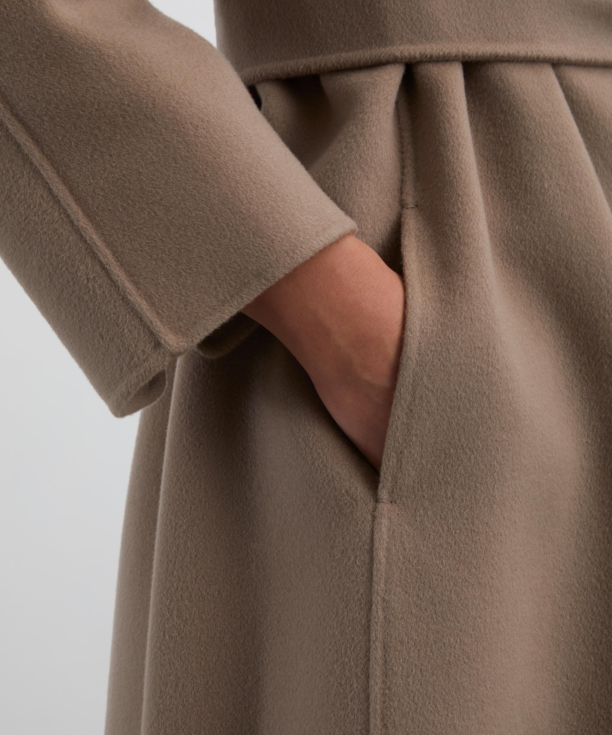 S Max Mara - Esturia Wool Broadcloth Midi Coat image number 4