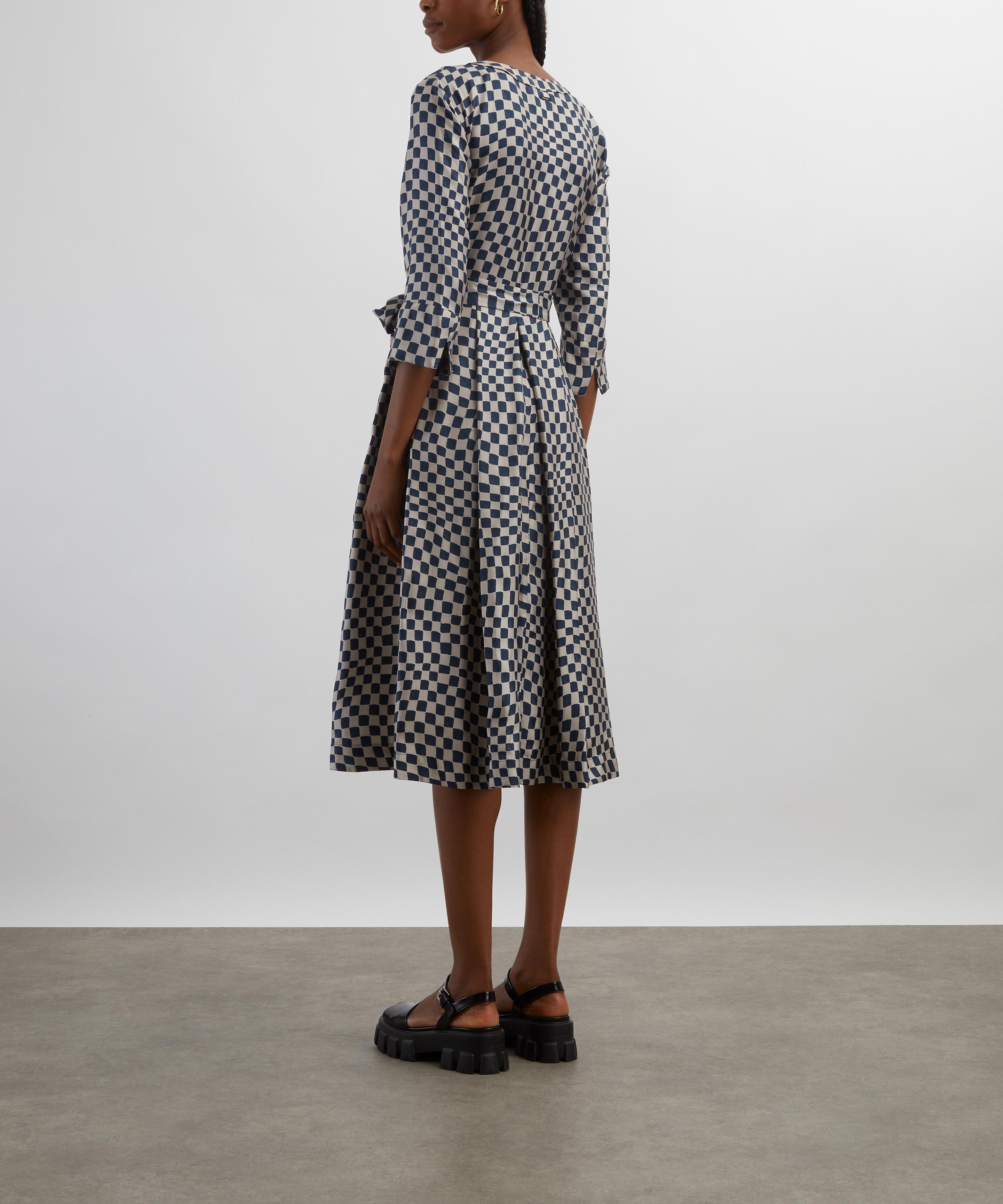 S Max Mara - Giada Printed Silk Shirt Dress image number 3