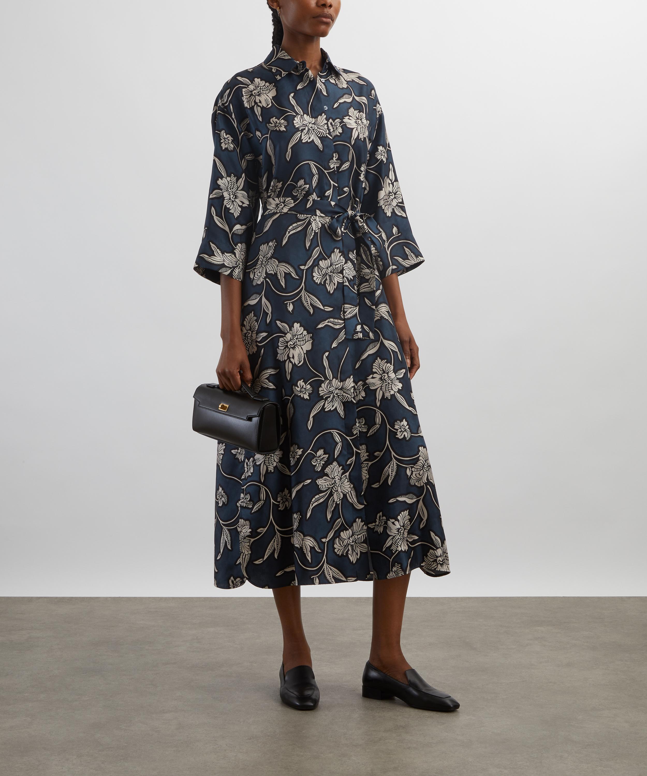 S Max Mara - Peonia Silk Shirt Dress image number 1
