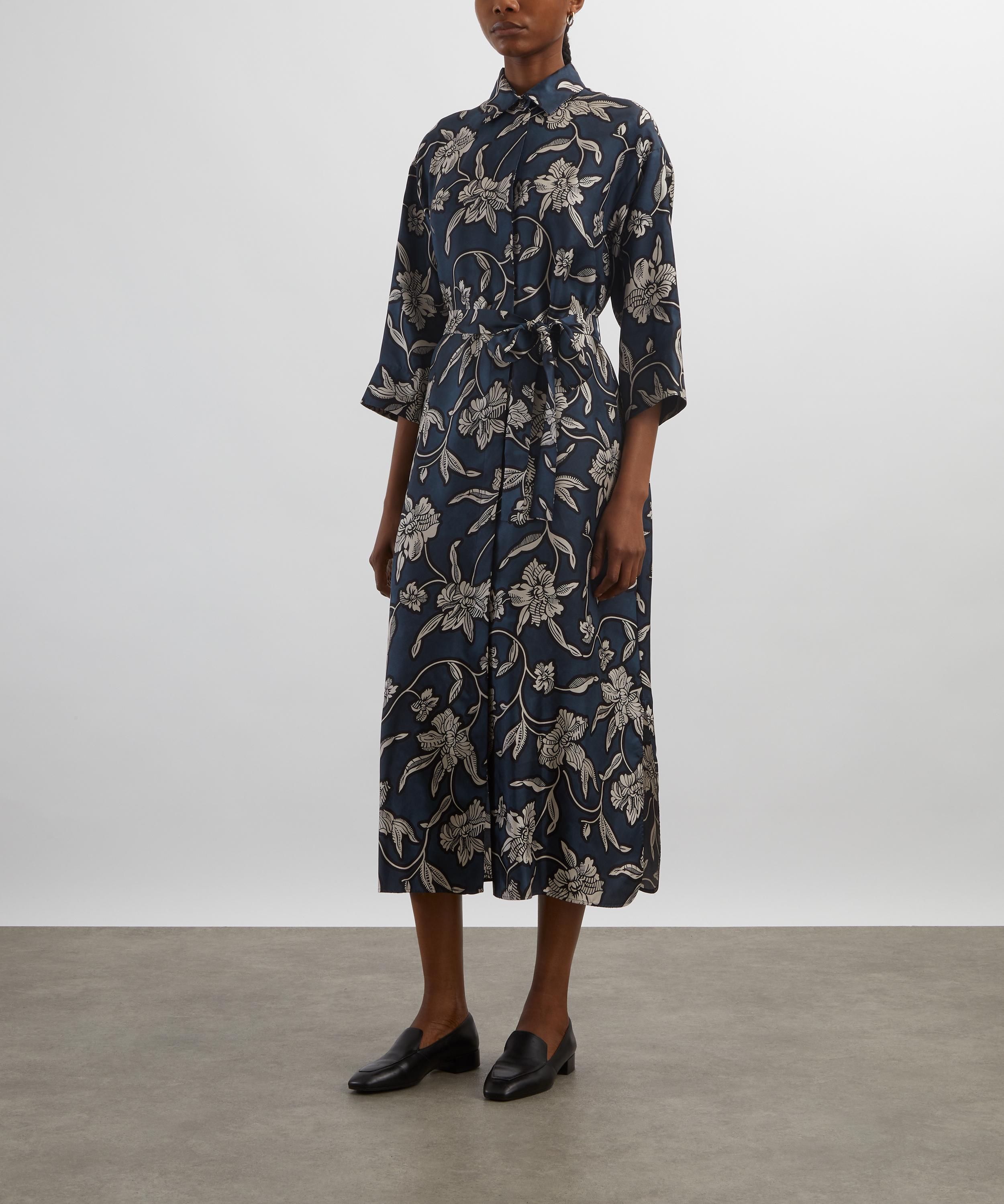 S Max Mara - Peonia Silk Shirt Dress image number 2