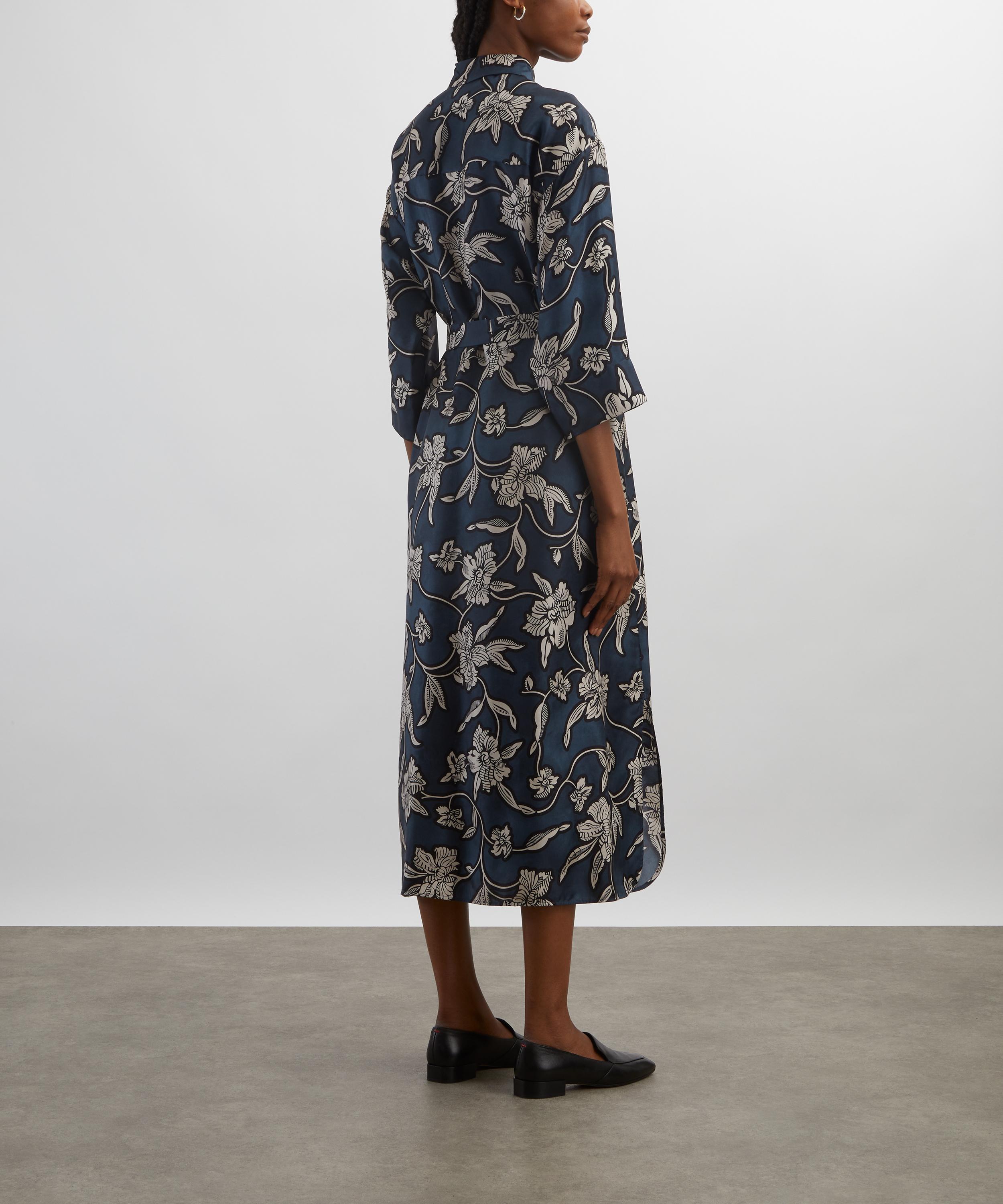 S Max Mara - Peonia Silk Shirt Dress image number 3