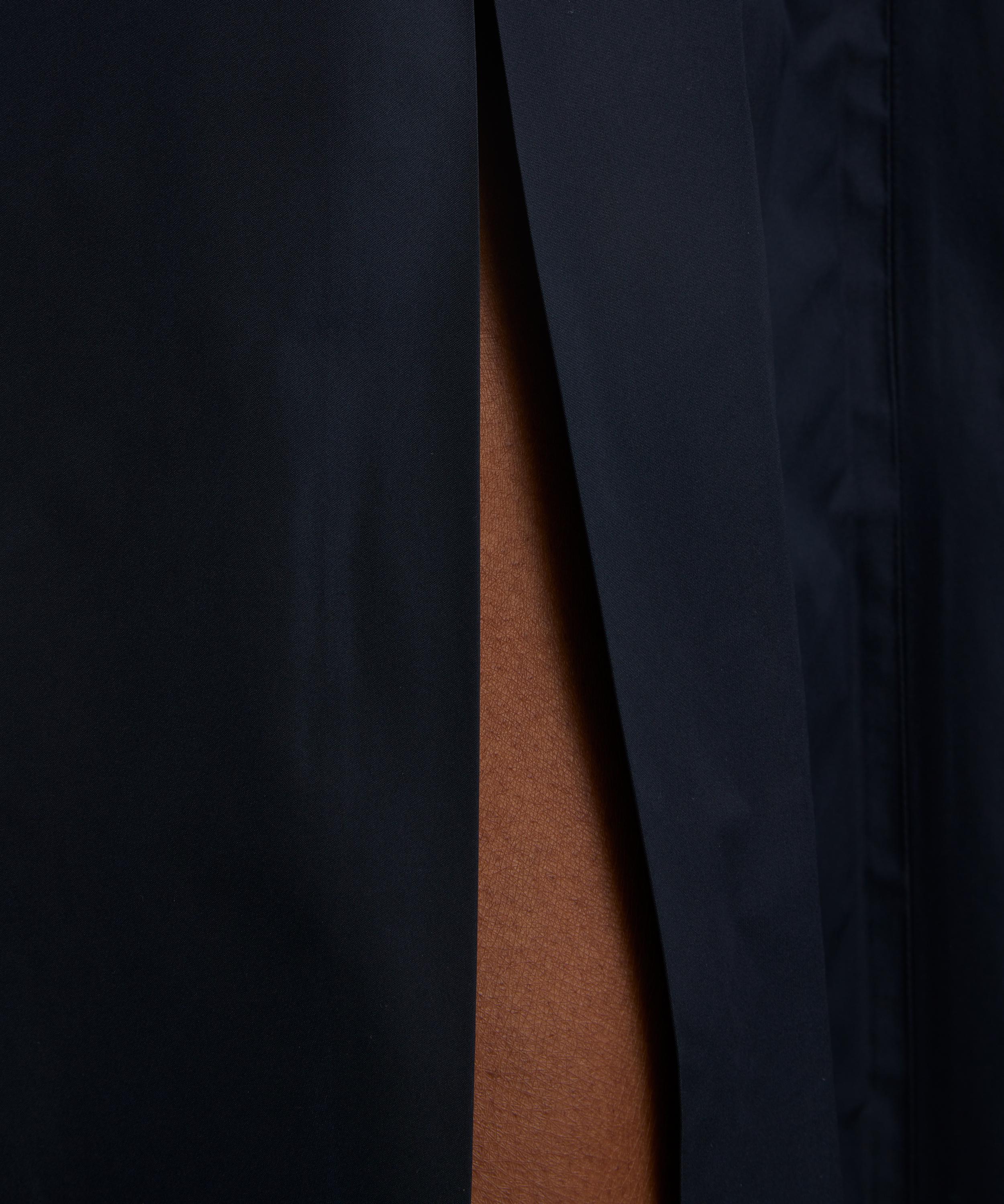 S Max Mara - Ultramarine Jokey Pleated Taffeta Skirt image number 4