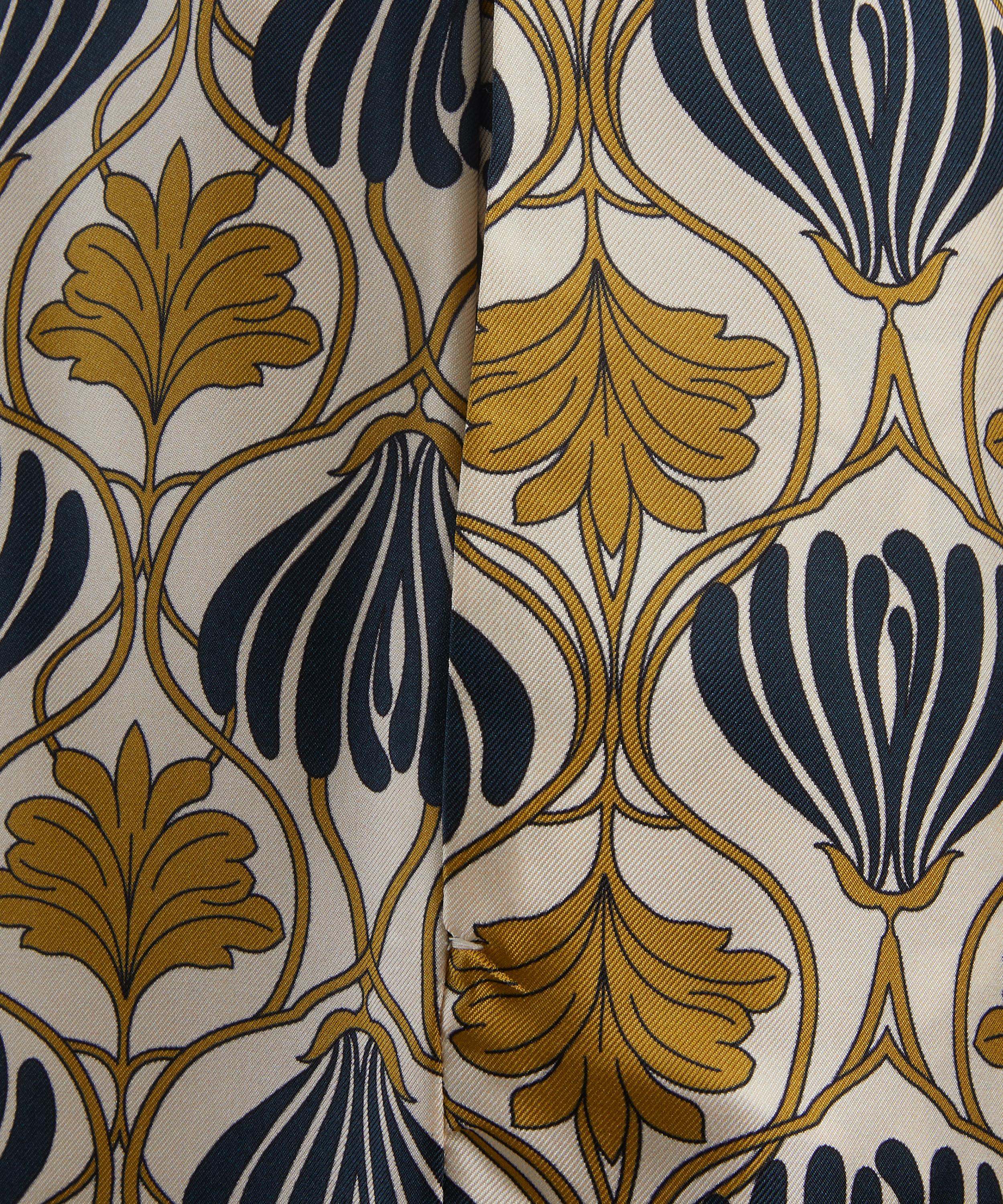 S Max Mara - Timec Printed Silk Trousers image number 4