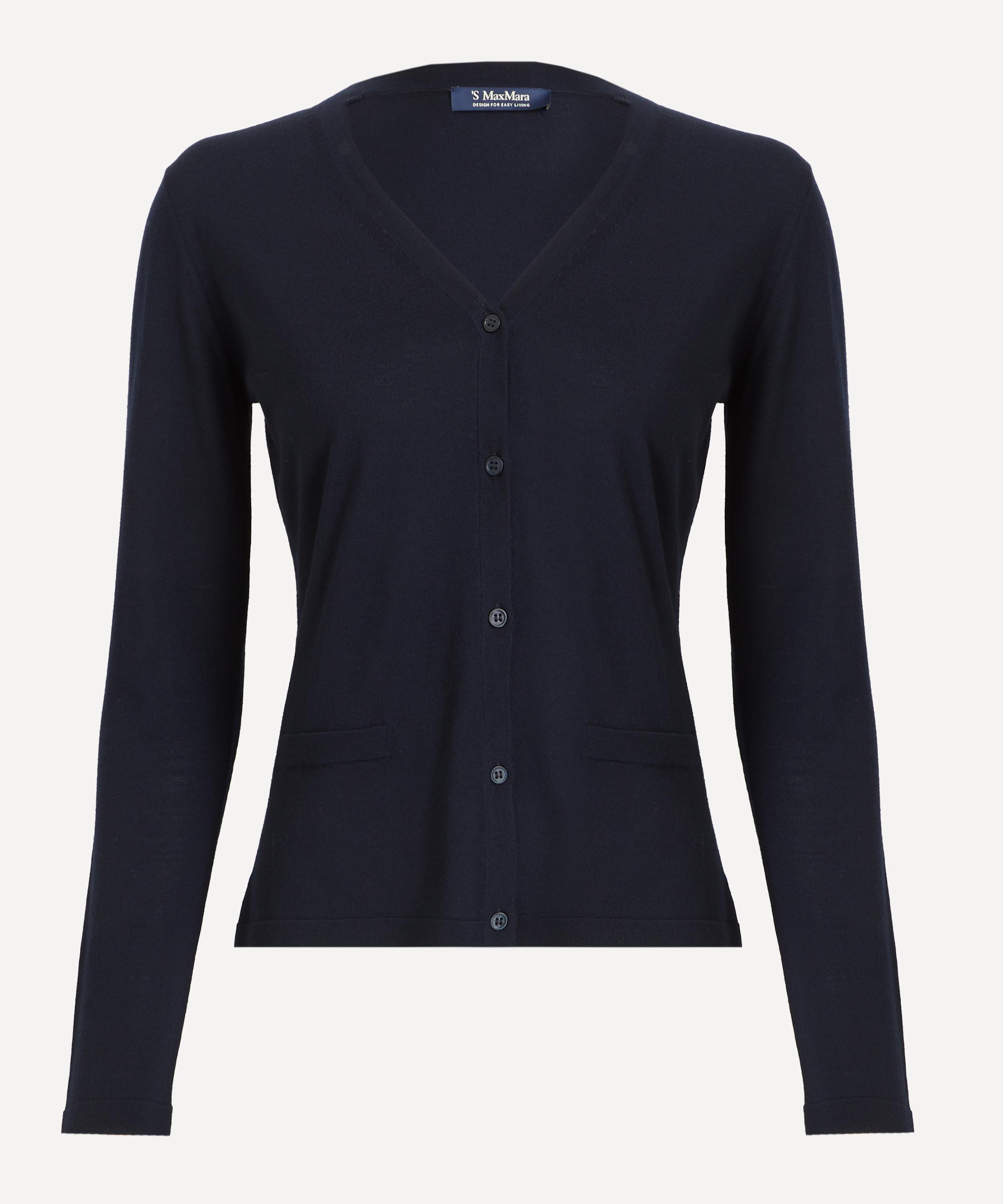 S Max Mara - Ultramarine Kenya Wool Cardigan