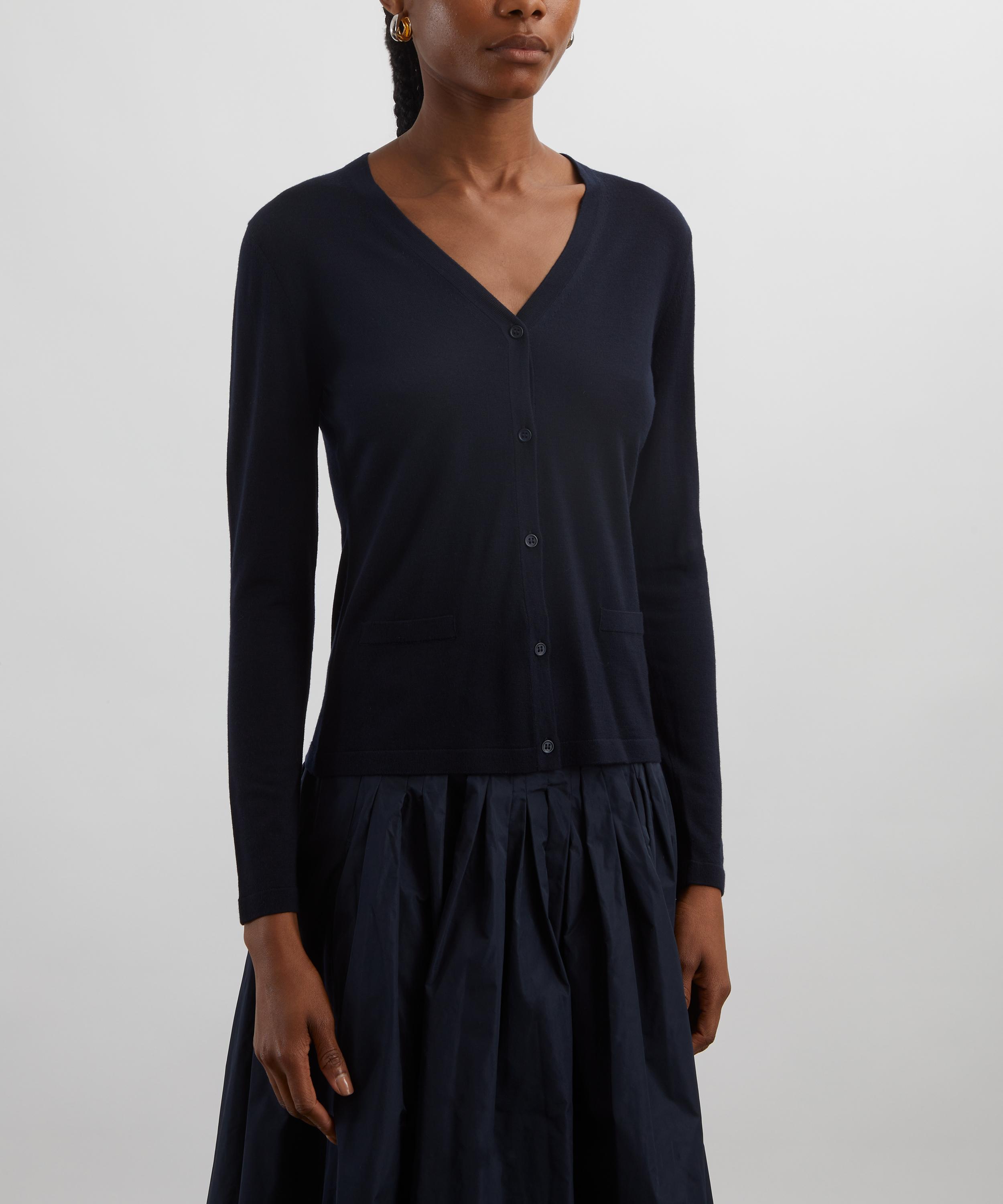 S Max Mara - Ultramarine Kenya Wool Cardigan image number 2