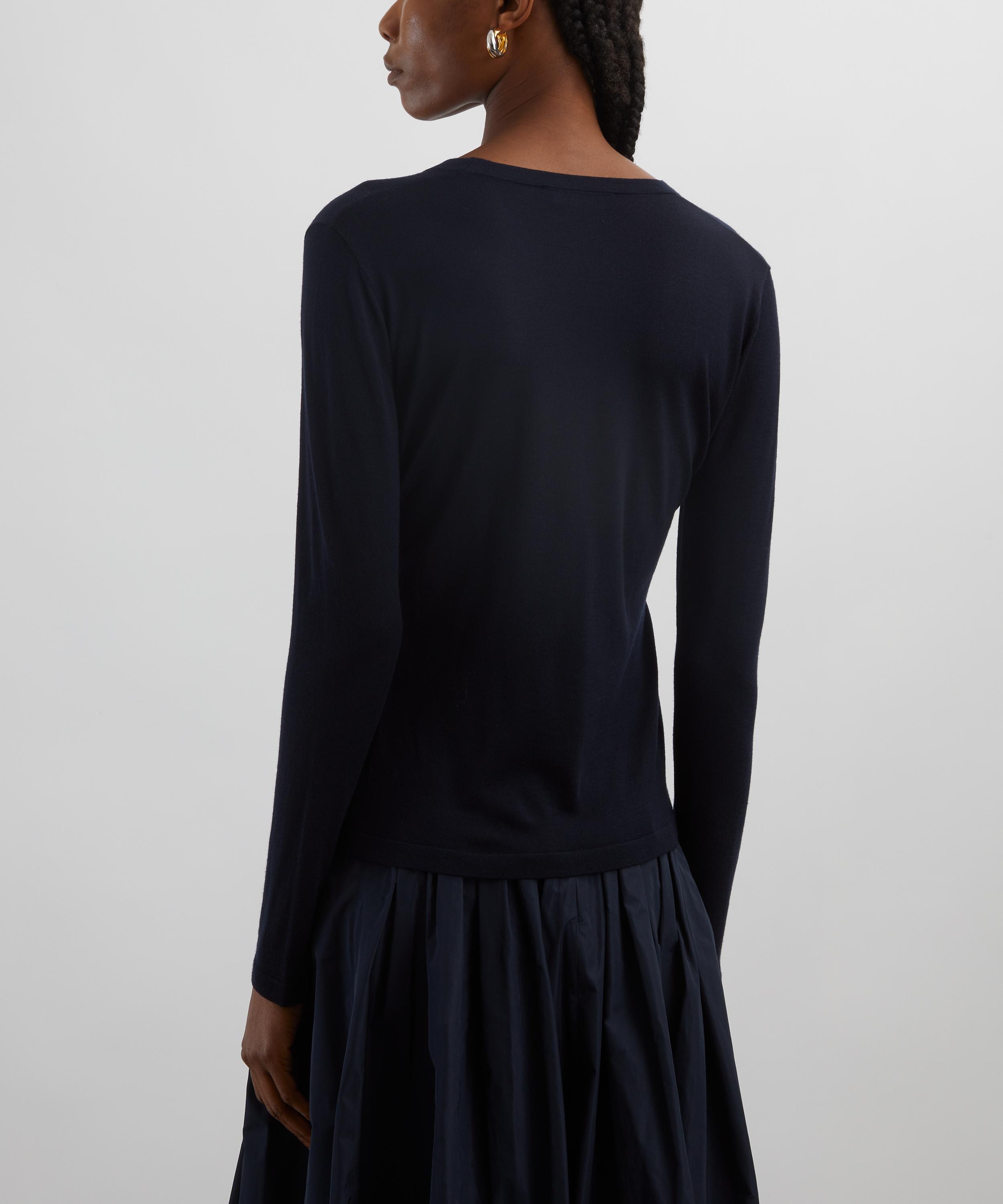 S Max Mara - Ultramarine Kenya Wool Cardigan image number 3