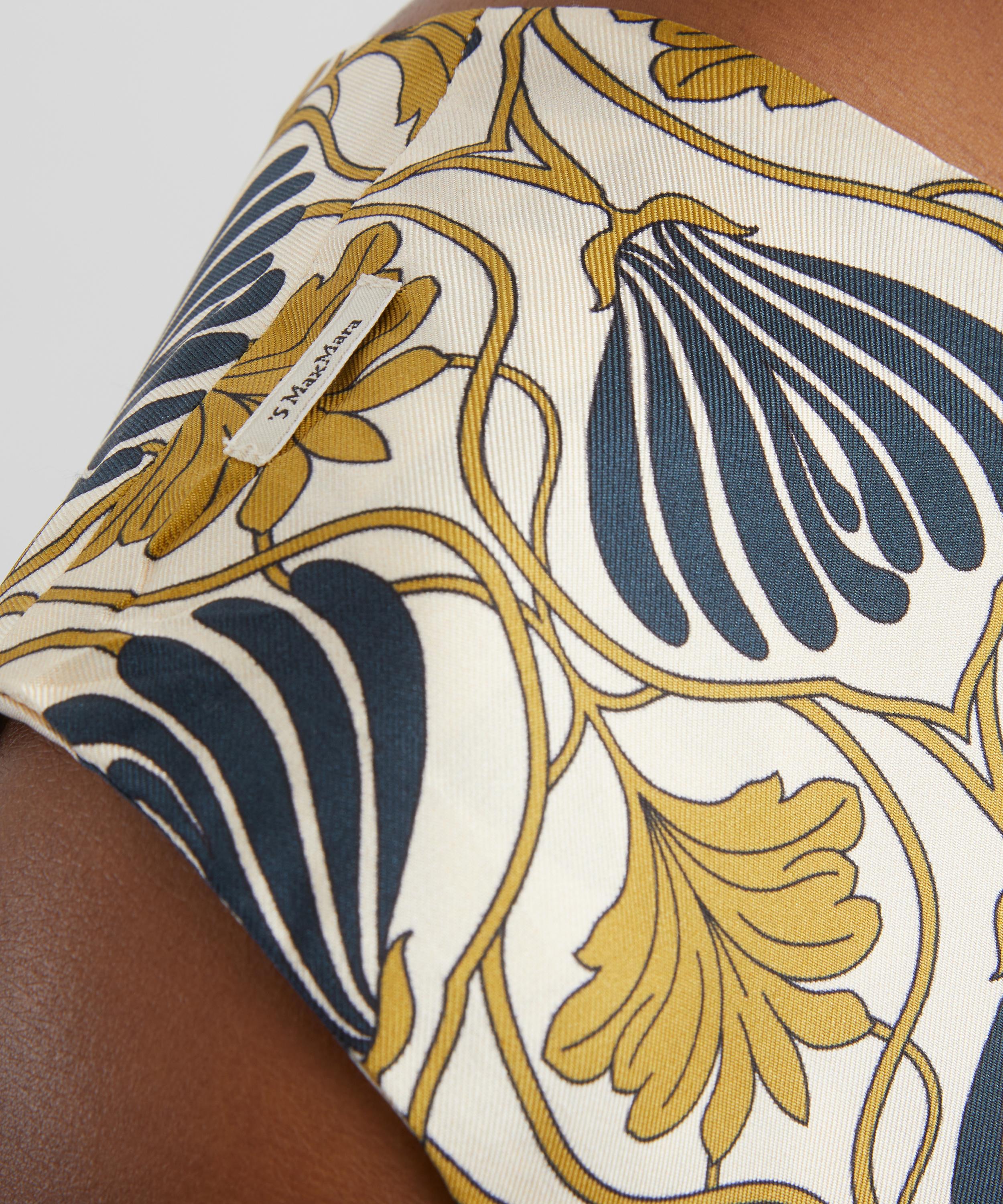 S Max Mara - Reversible Printed Silk Time Top image number 4