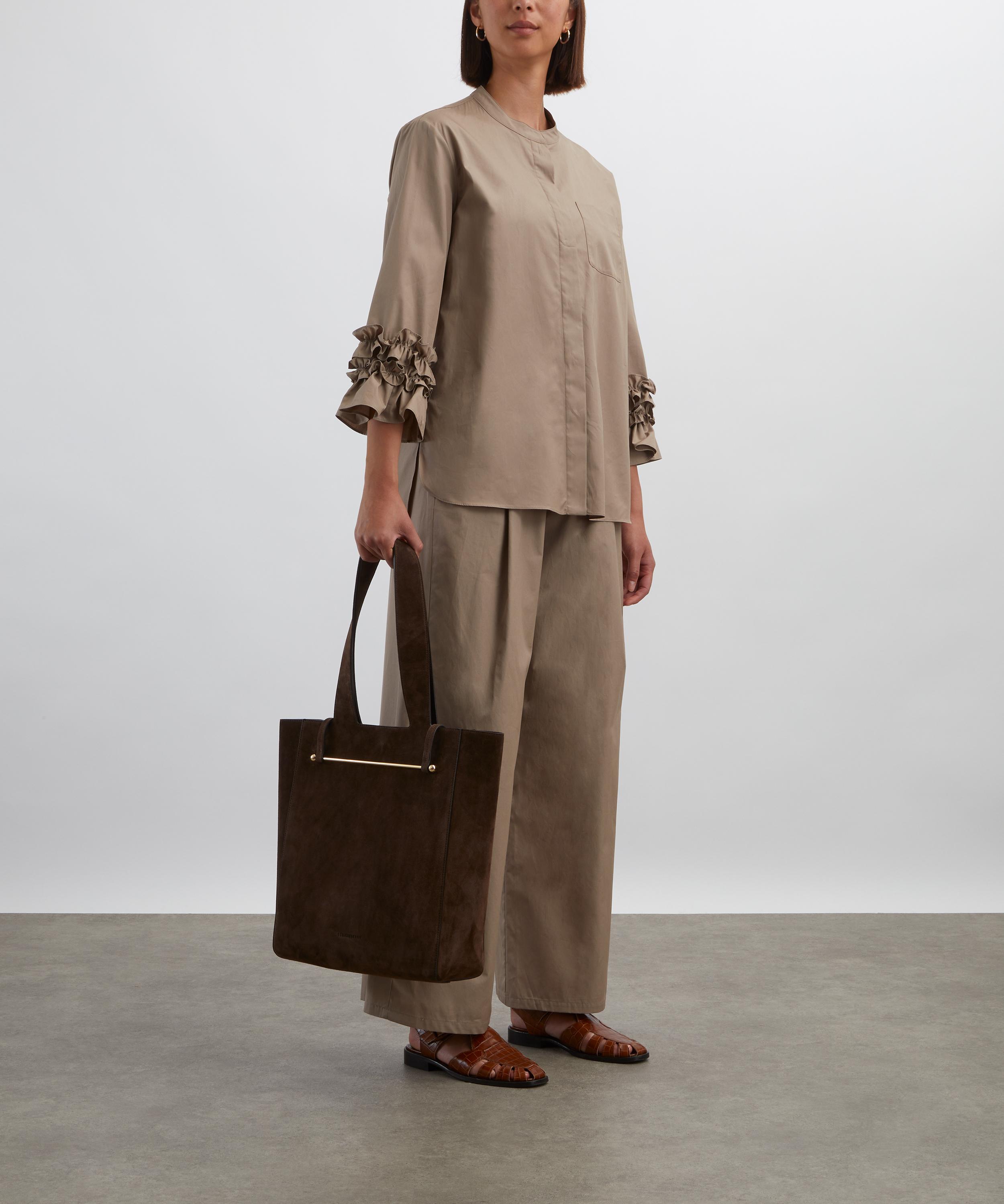 S Max Mara - Favola Flared Poplin Shirt image number 1