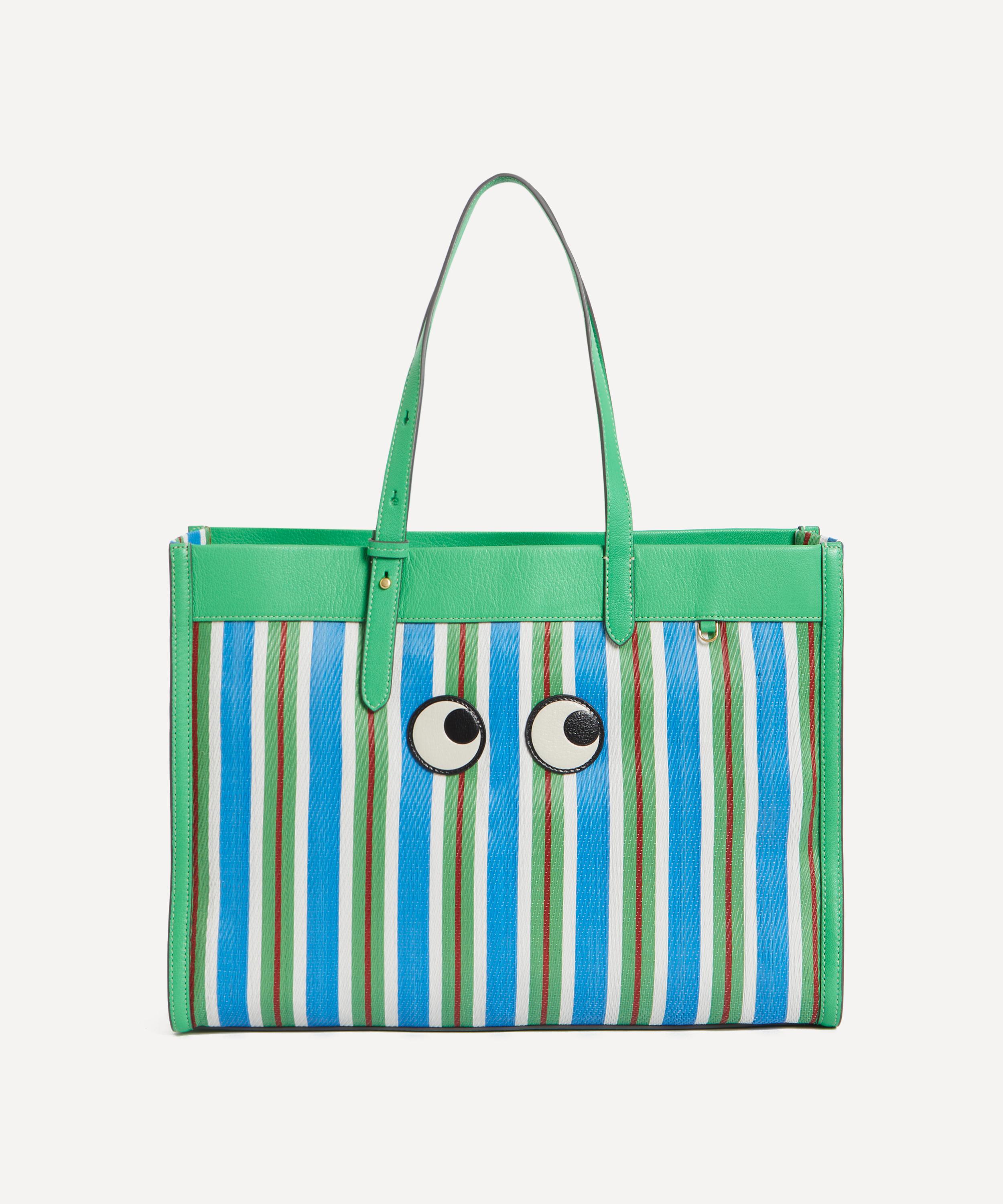 Anya Hindmarch - Striped Eyes Tote Bag