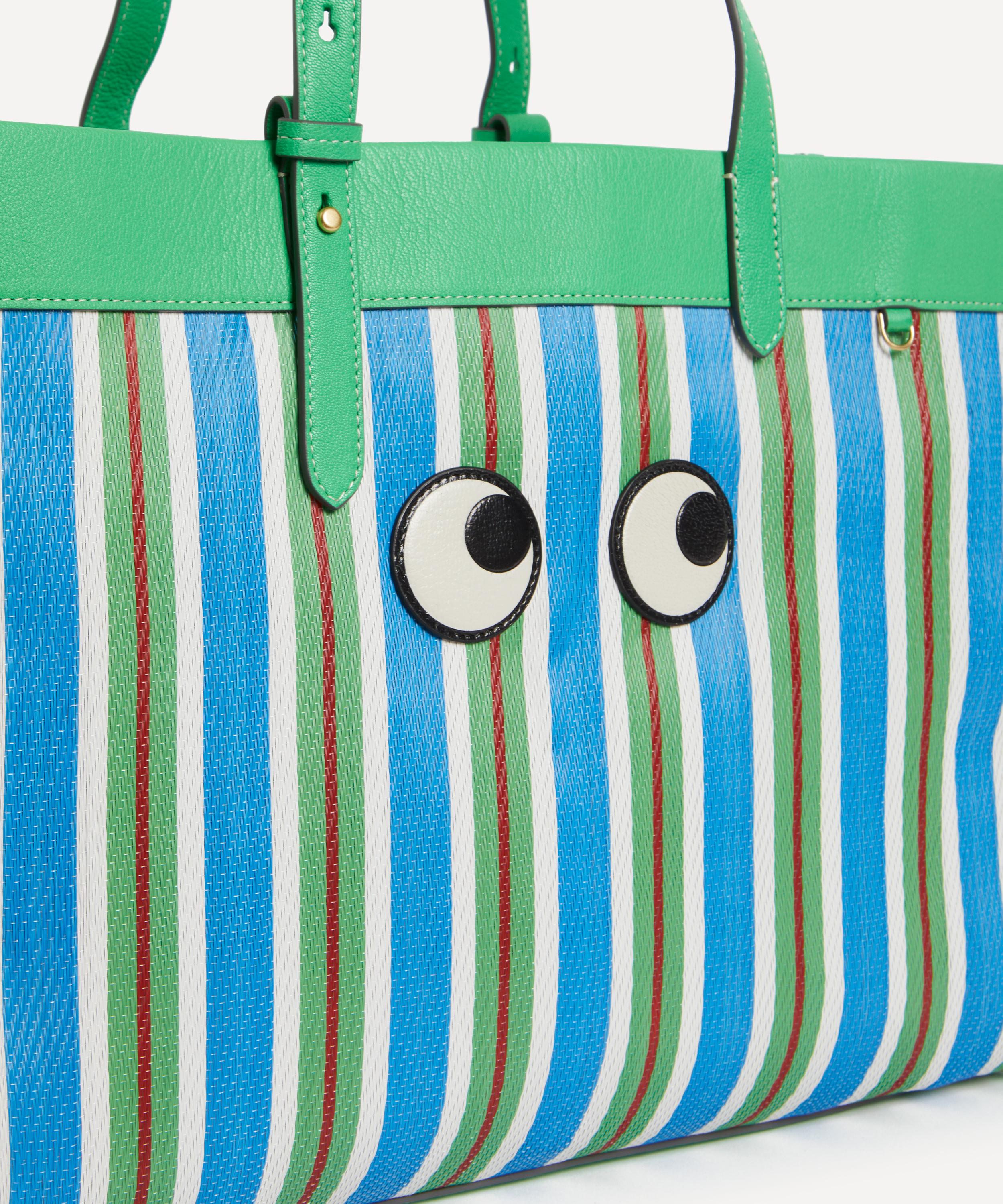 Anya Hindmarch - Striped Eyes Tote Bag image number 4