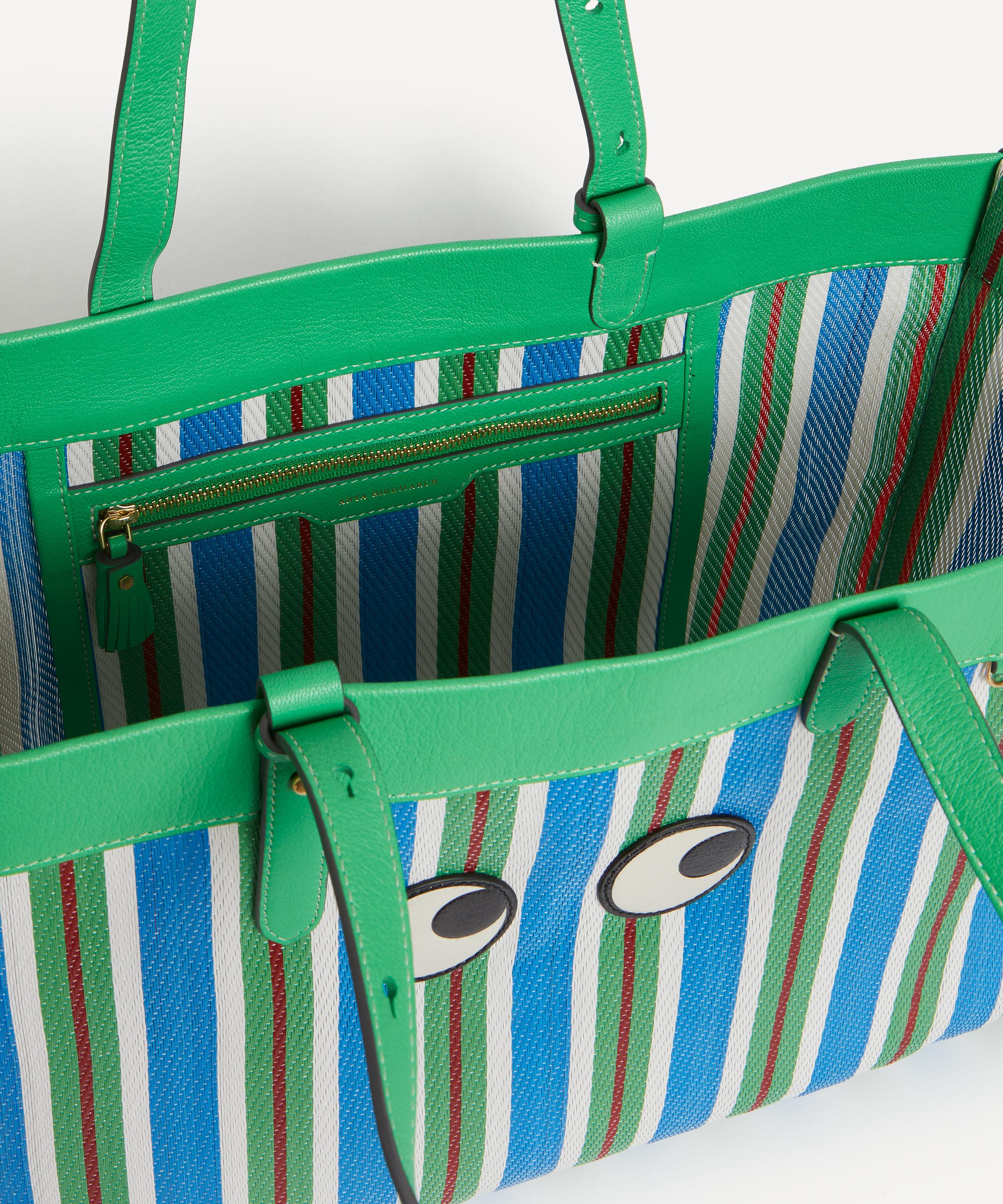 Anya Hindmarch - Striped Eyes Tote Bag image number 5